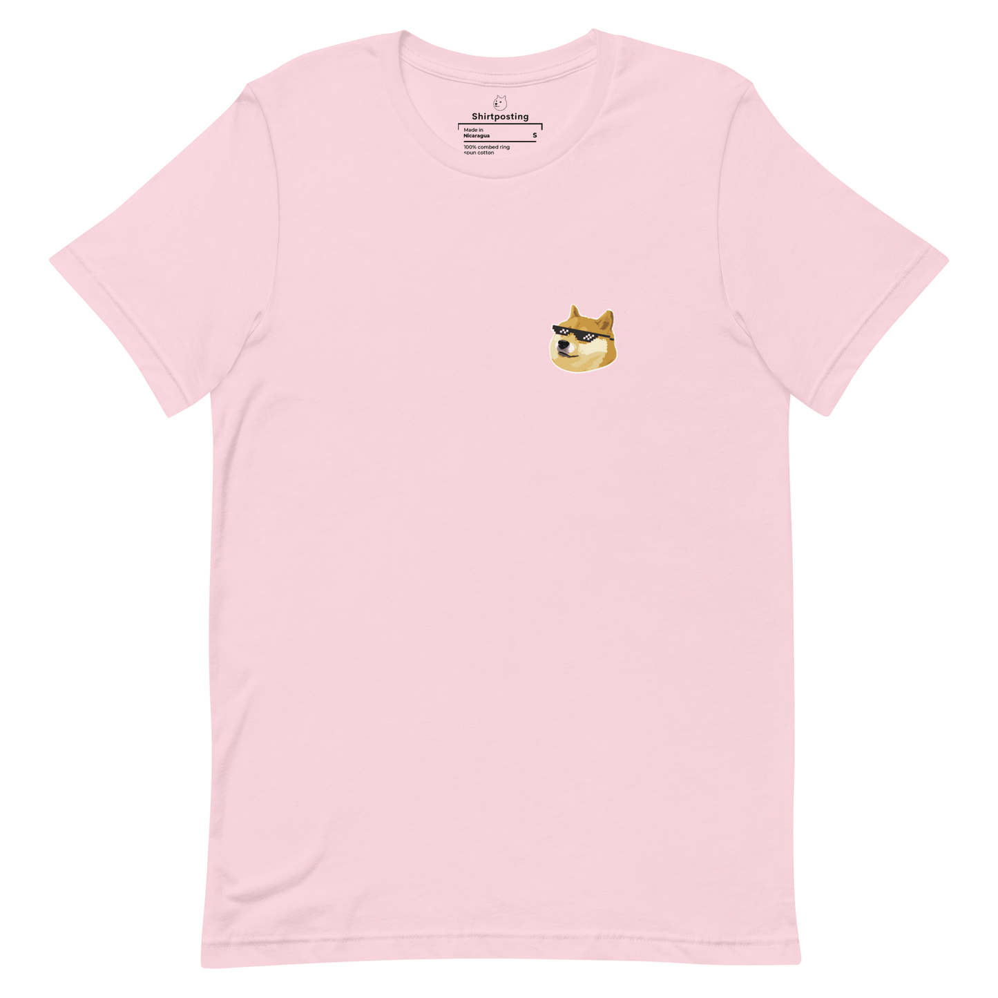 Doge Classic T-Shirt Meme - Soft Pink | Shirtposting