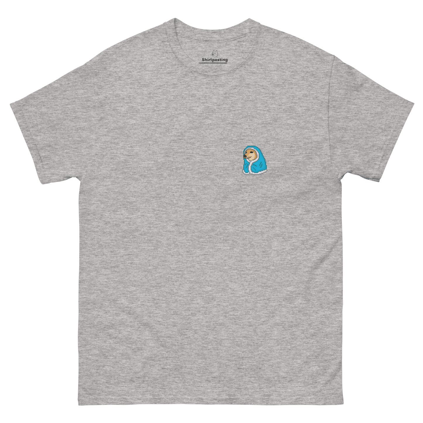 Doge Classic T-Shirt Meme - Sport Grey | Shirtposting