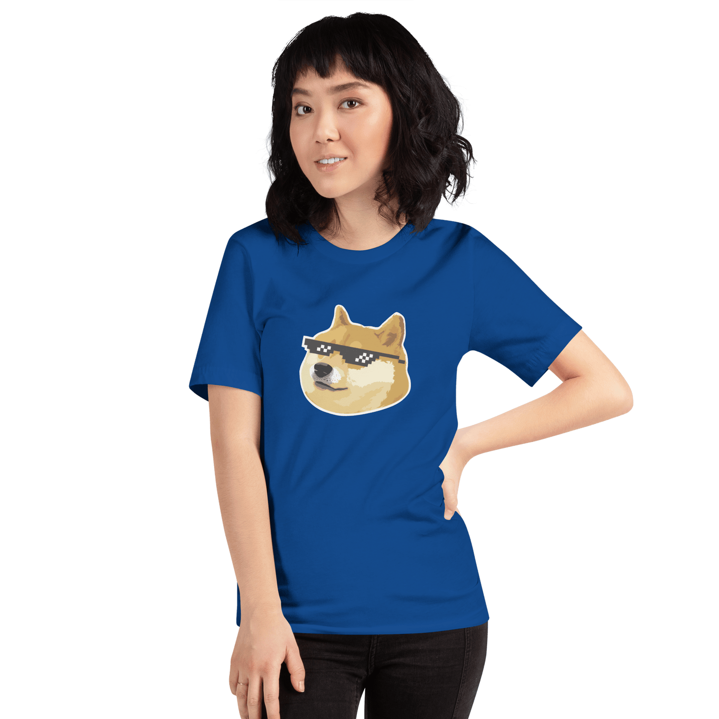 Doge Classic T-Shirt Meme - True Royal | Shirtposting