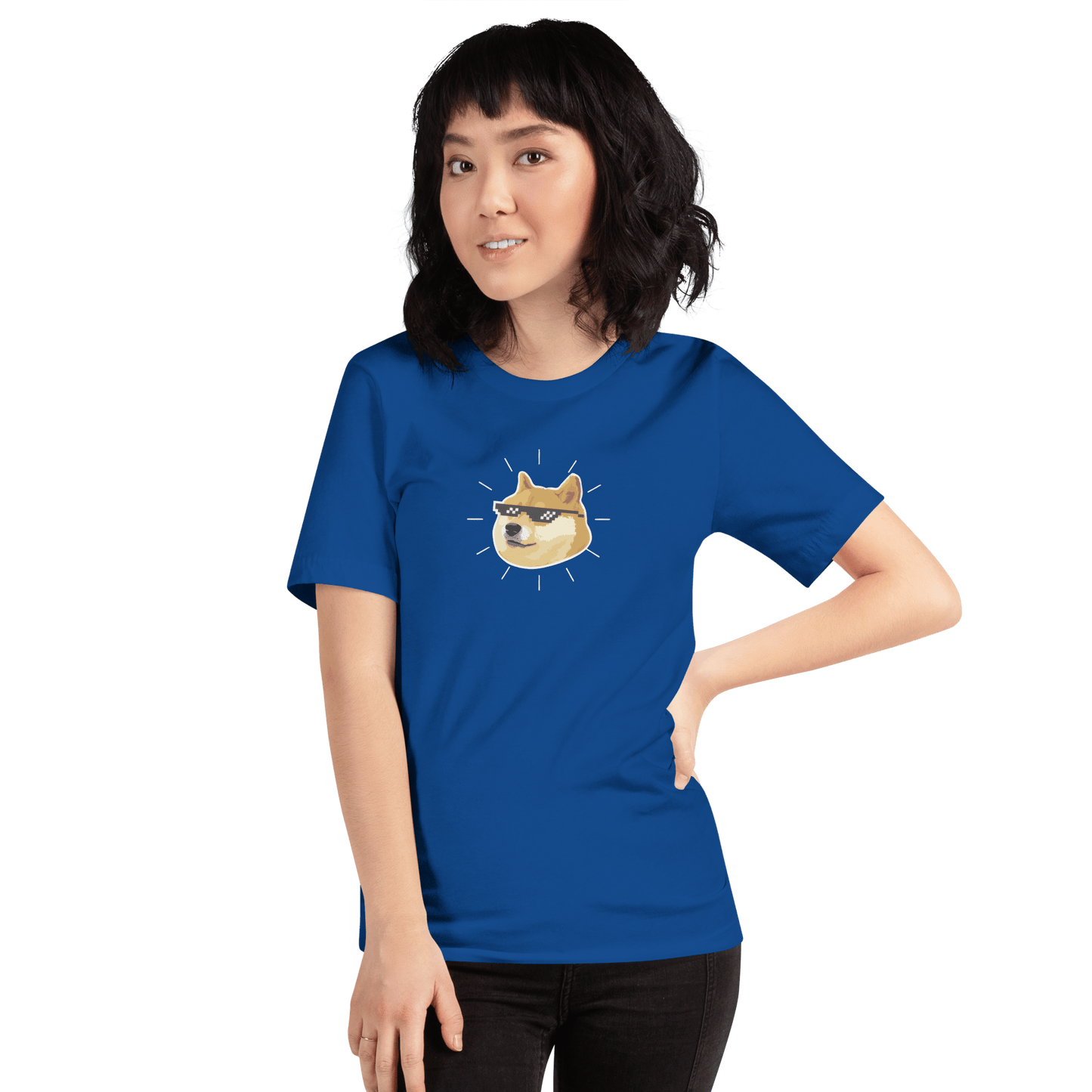 Doge Classic T-Shirt Meme - True Royal | Shirtposting