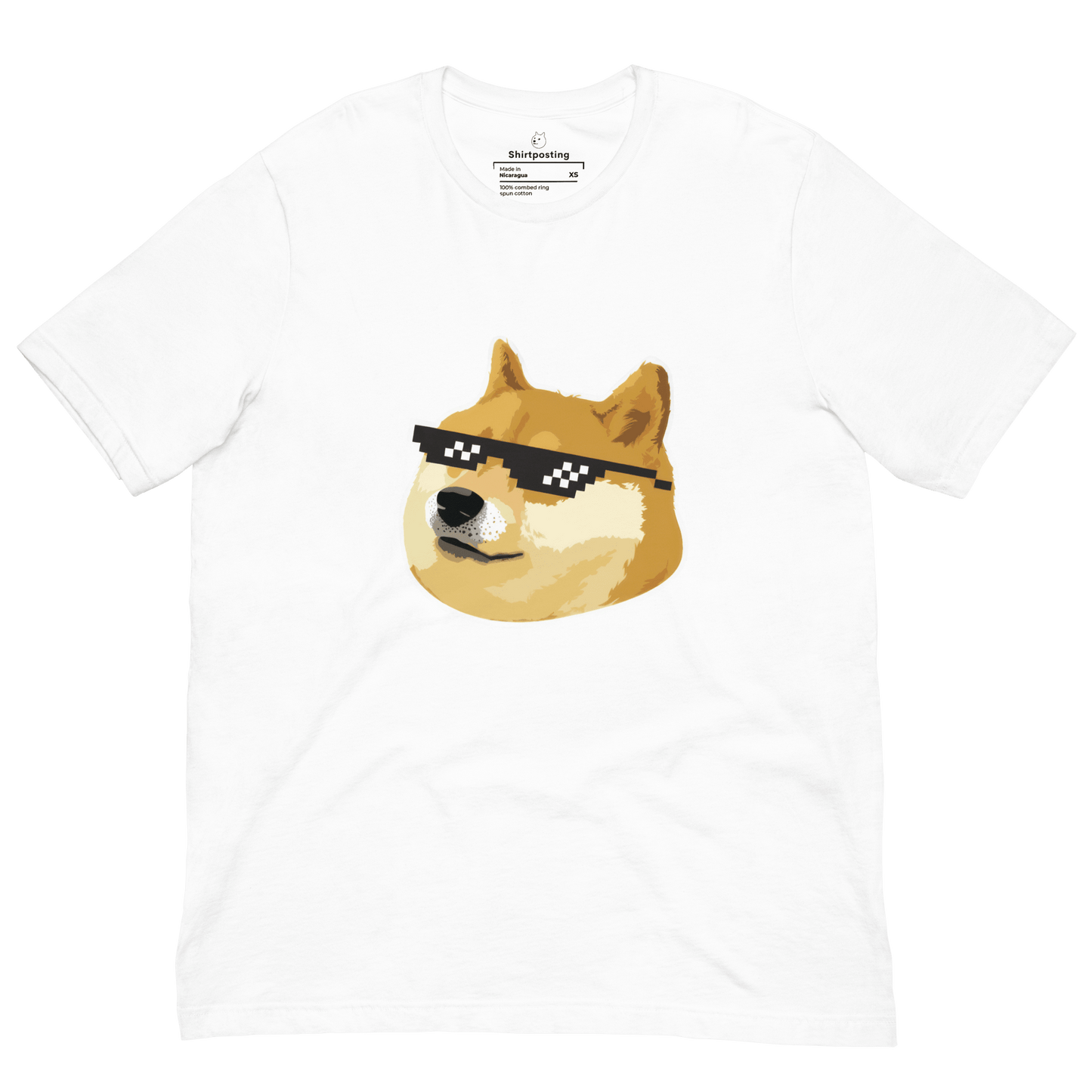 Doge Classic T-Shirt Meme - White | Shirtposting