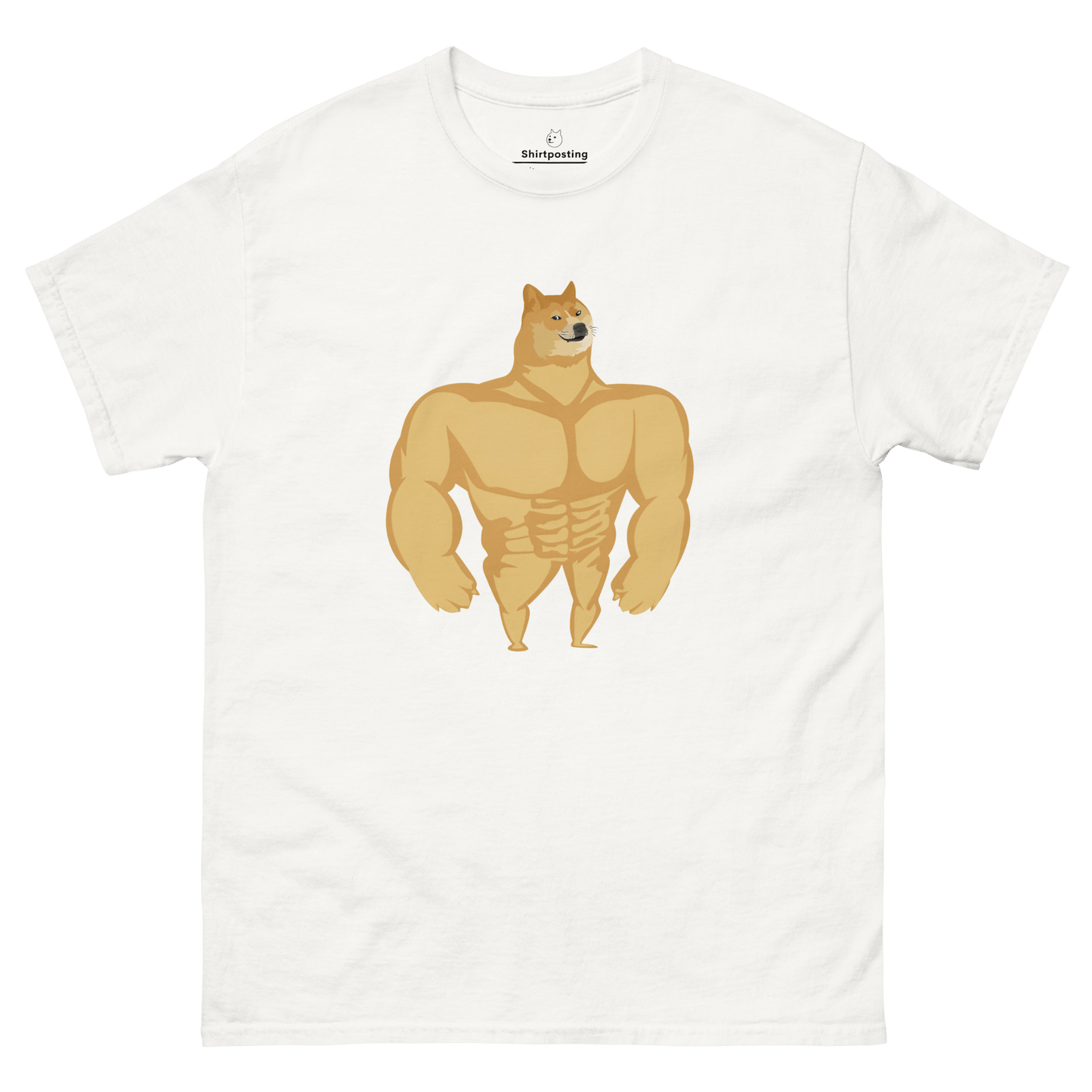 Doge Classic T-Shirt Meme - White | Shirtposting