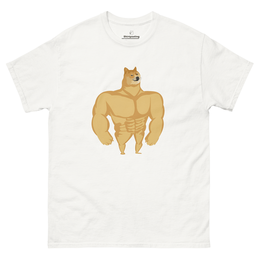Doge Classic T-Shirt Meme - White | Shirtposting