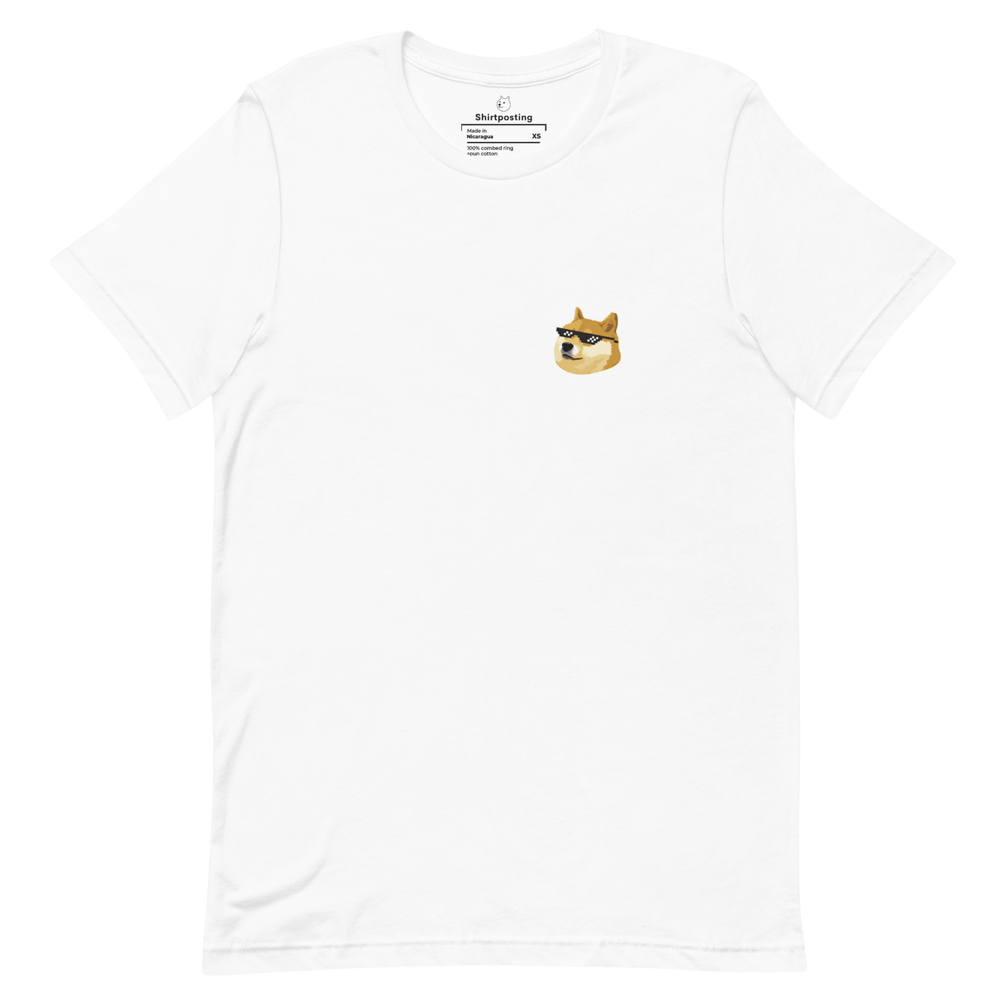 Doge Classic T-Shirt Meme - White | Shirtposting