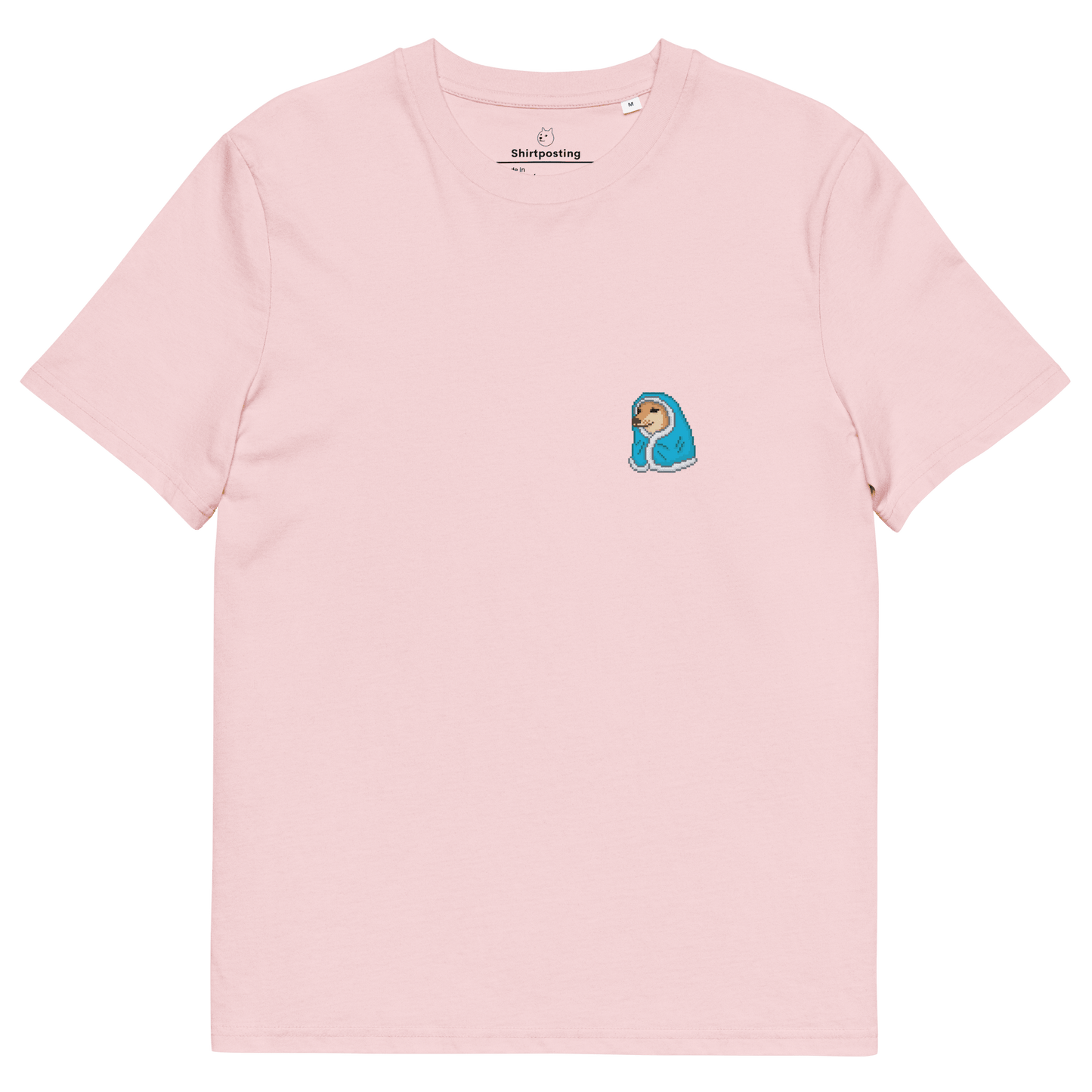 Doge Premium Organic T-Shirt Meme - Cotton Pink | Shirtposting