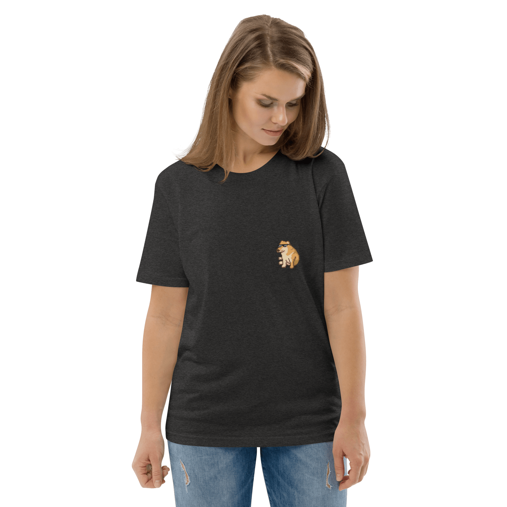 Doge Premium Organic T-Shirt Meme - Cotton Pink | Shirtposting