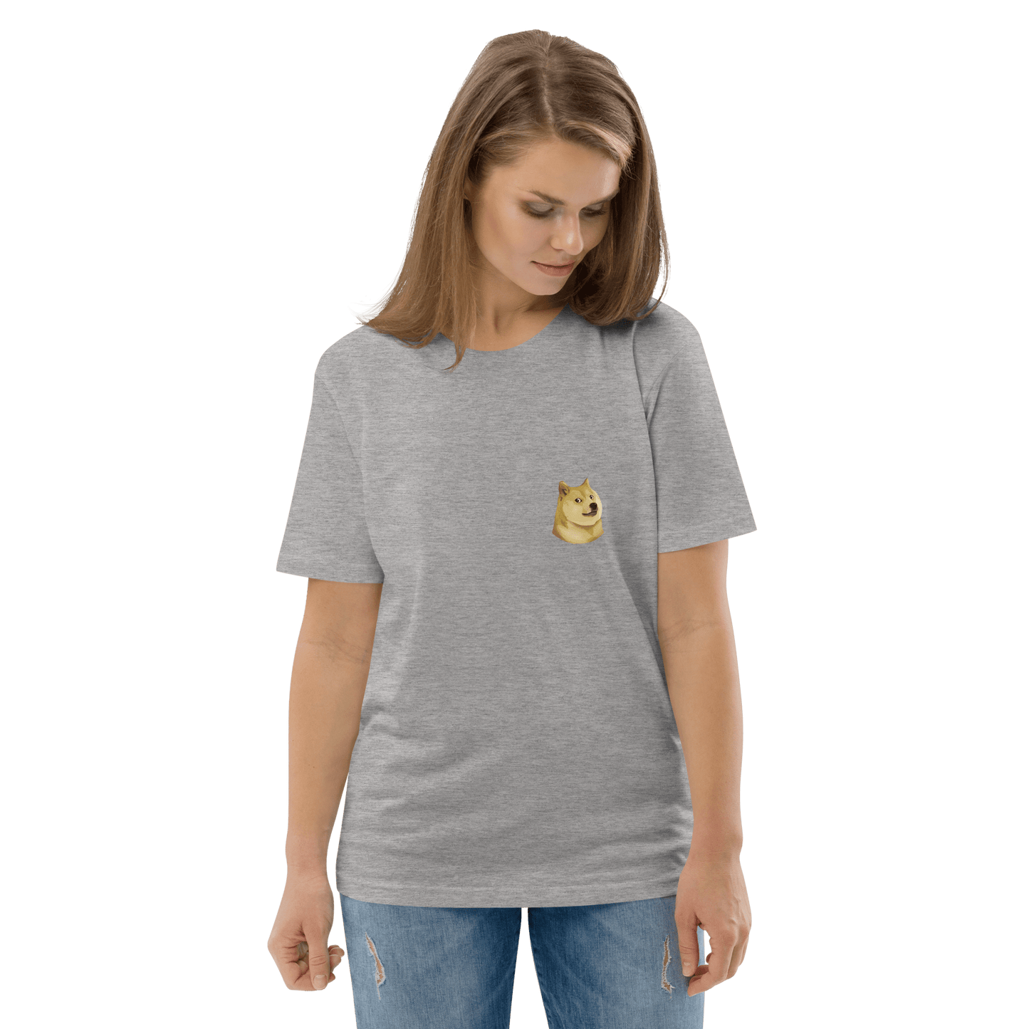 Doge Premium Organic T-Shirt Meme - Cotton Pink | Shirtposting