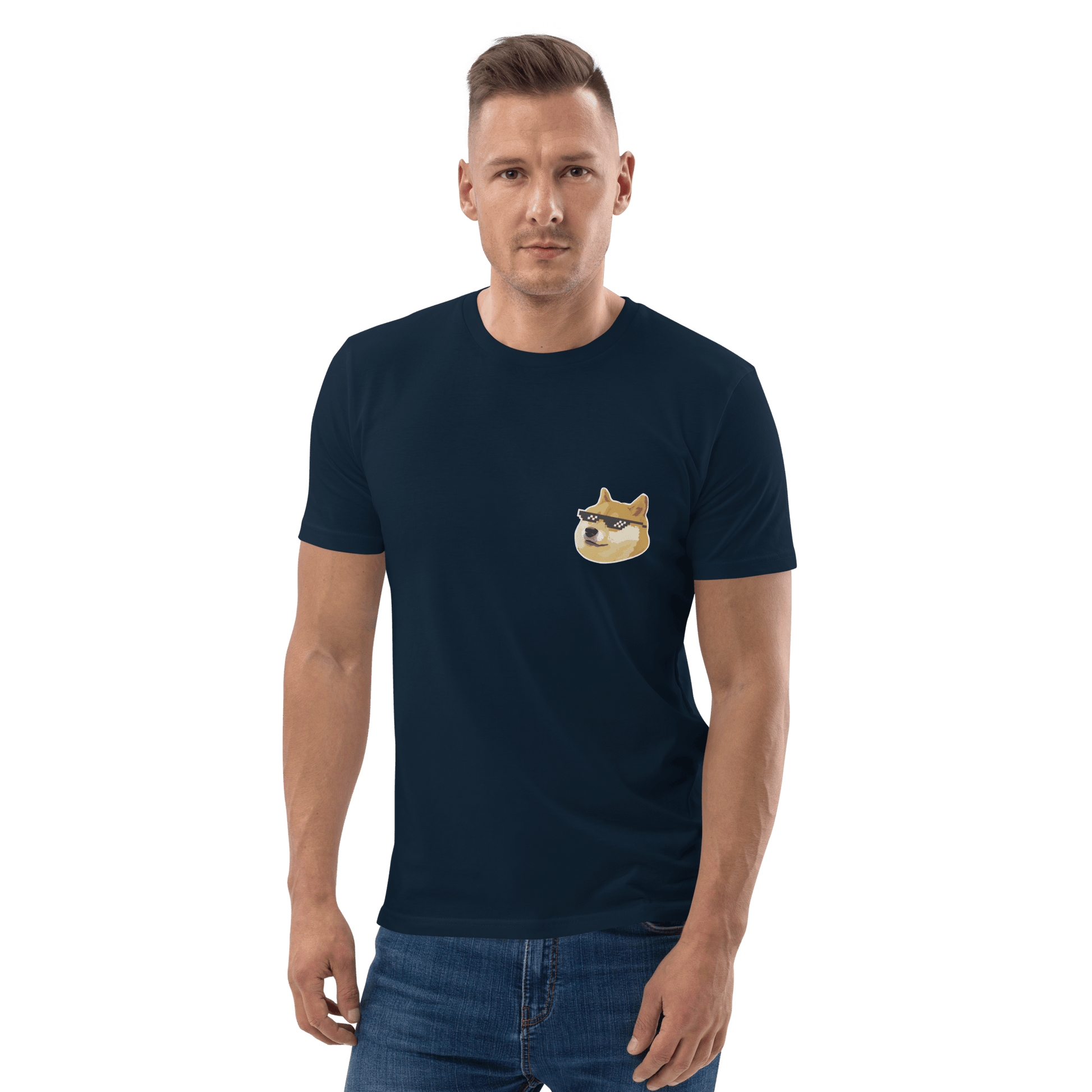 Doge Premium Organic T-Shirt Meme - Cotton Pink | Shirtposting