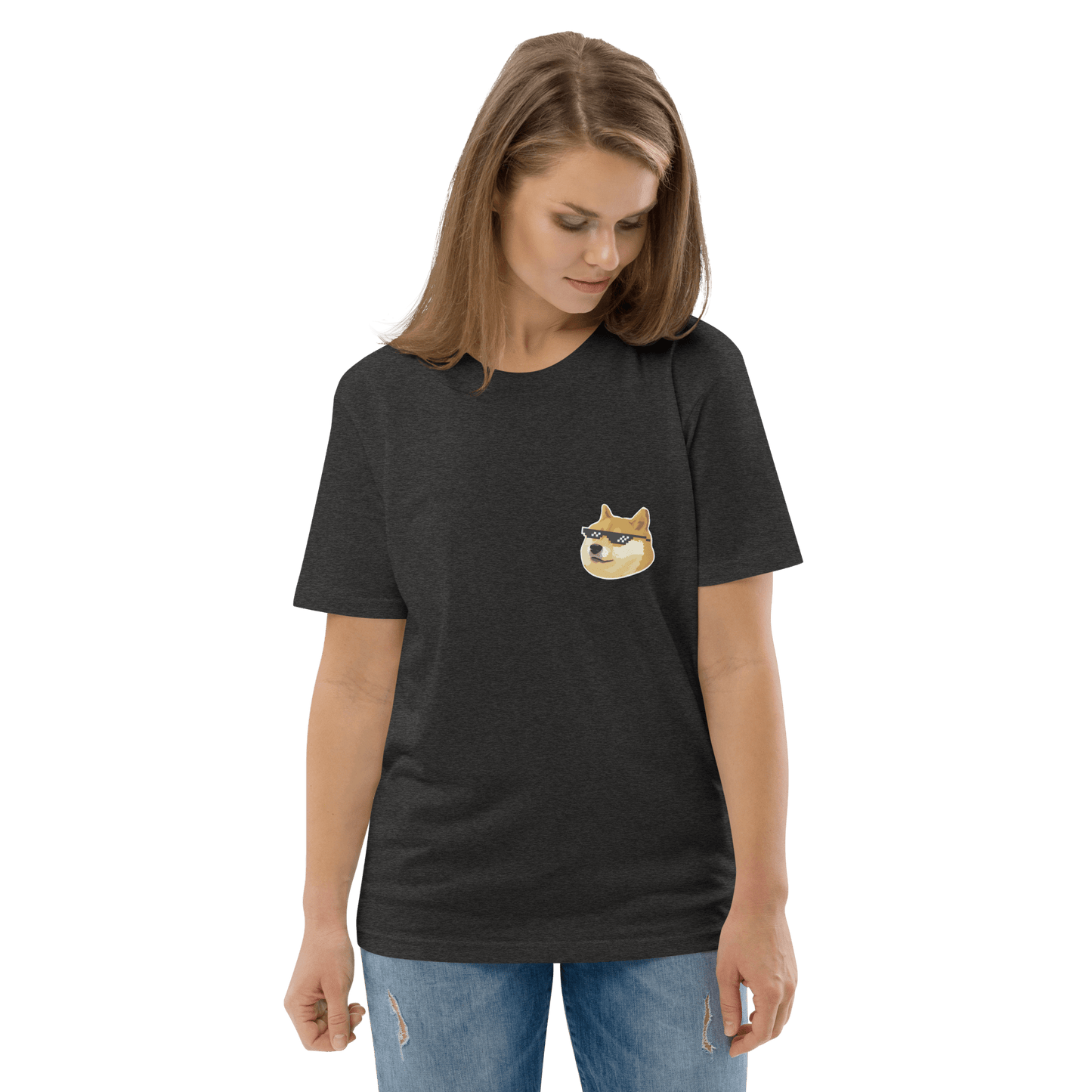 Doge Premium Organic T-Shirt Meme - Cotton Pink | Shirtposting