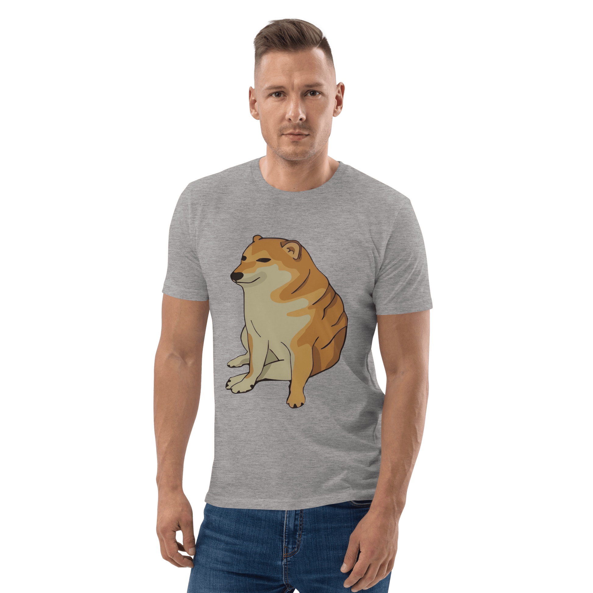 Doge Premium Organic T-Shirt Meme - Cotton Pink | Shirtposting