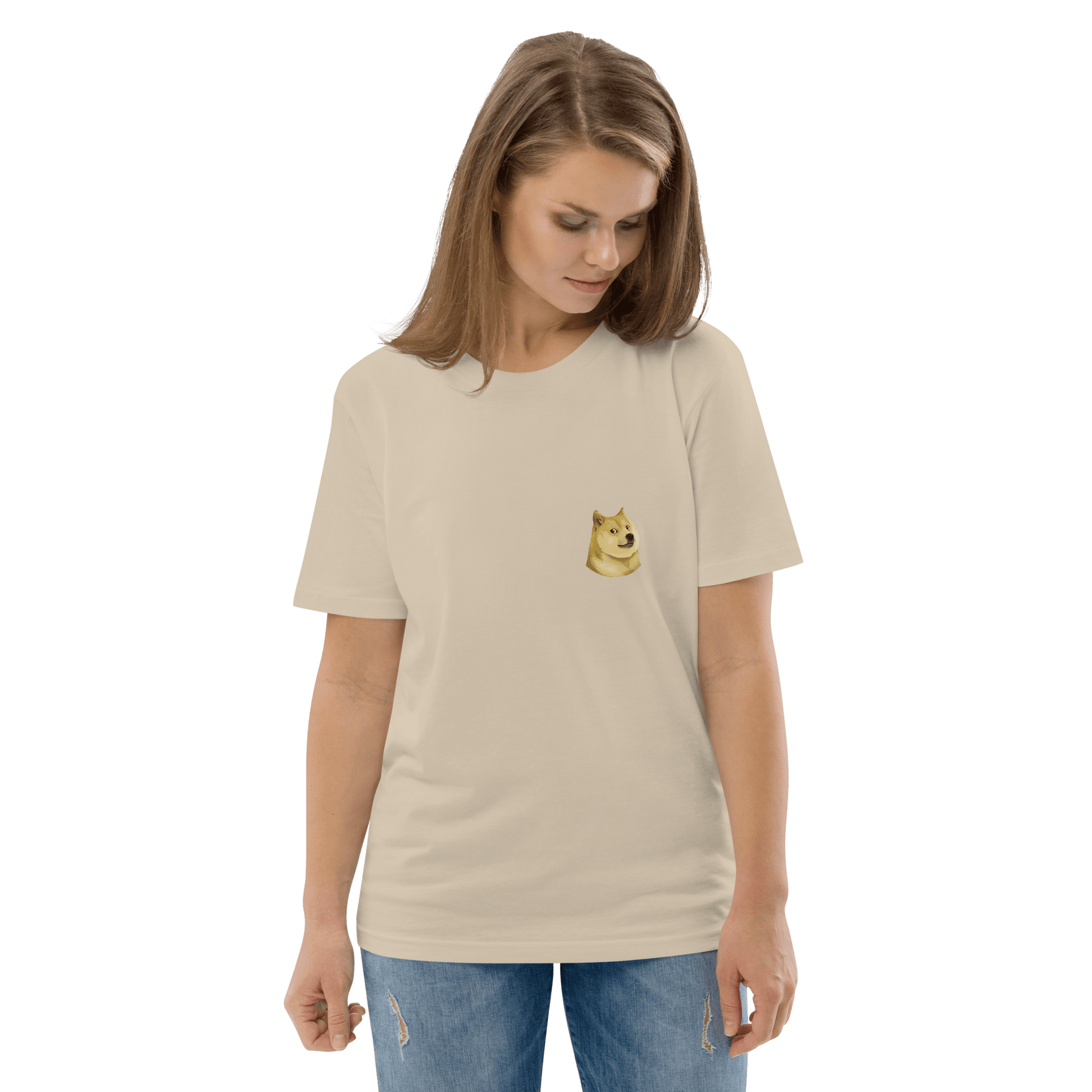 Doge Premium Organic T-Shirt Meme - Cotton Pink | Shirtposting