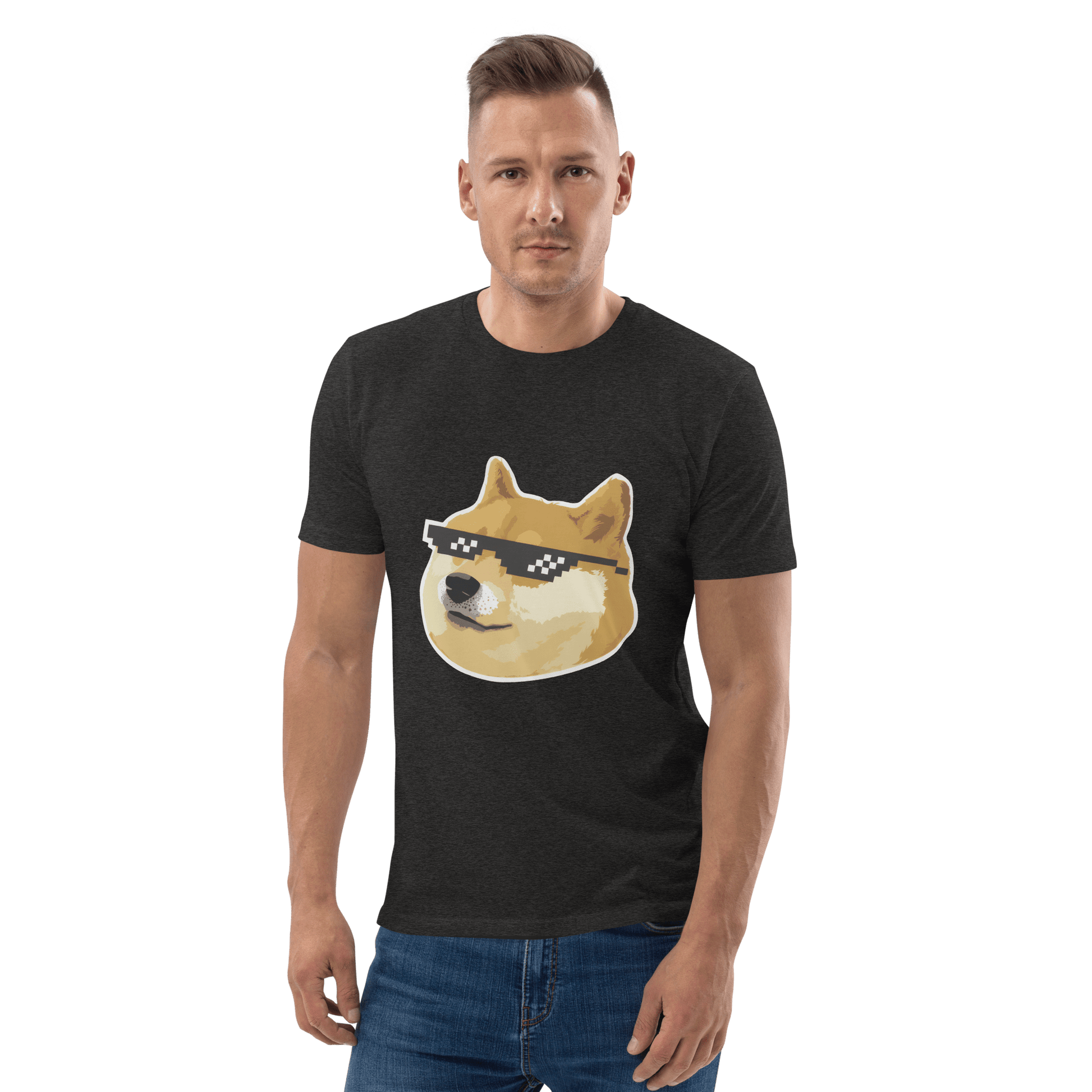 Doge Premium Organic T-Shirt Meme - Cotton Pink | Shirtposting