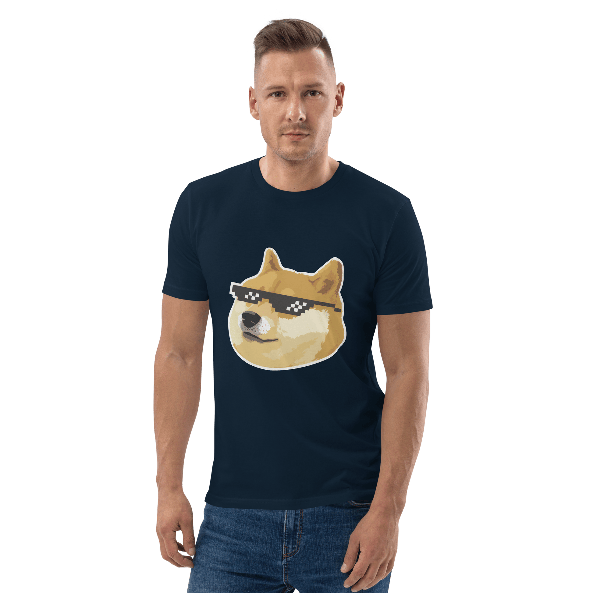 Doge Premium Organic T-Shirt Meme - Cotton Pink | Shirtposting