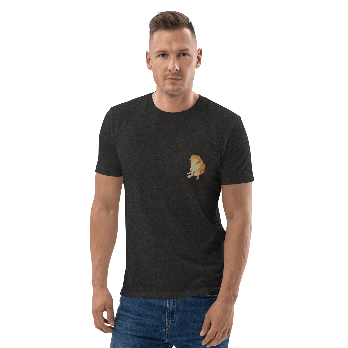 Doge Premium Organic T-Shirt Meme - Cotton Pink | Shirtposting