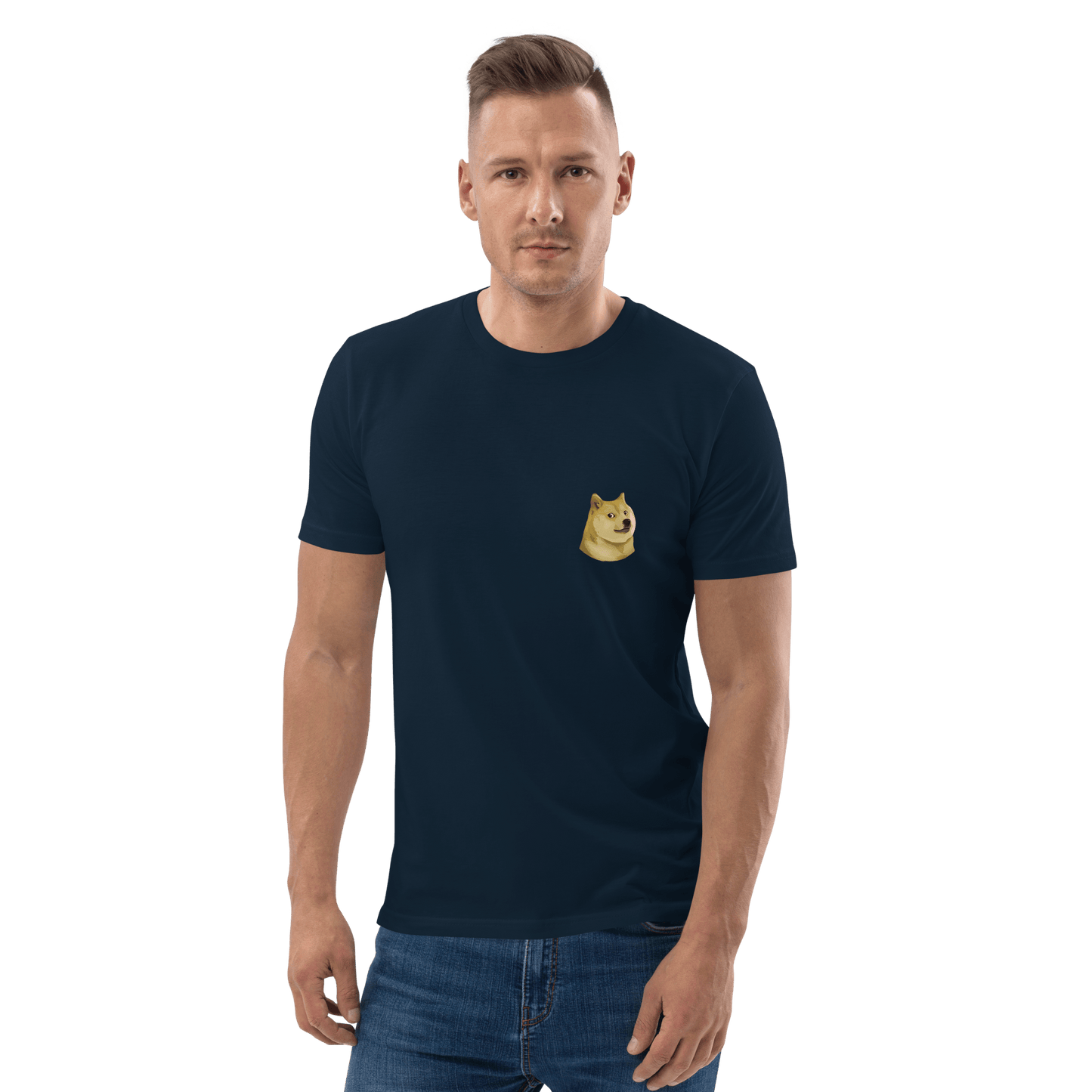 Doge Premium Organic T-Shirt Meme - Cotton Pink | Shirtposting