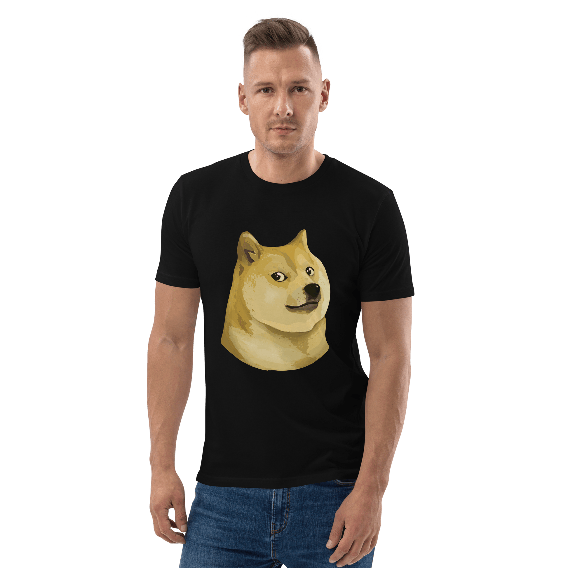Doge Premium Organic T-Shirt Meme - Cotton Pink | Shirtposting