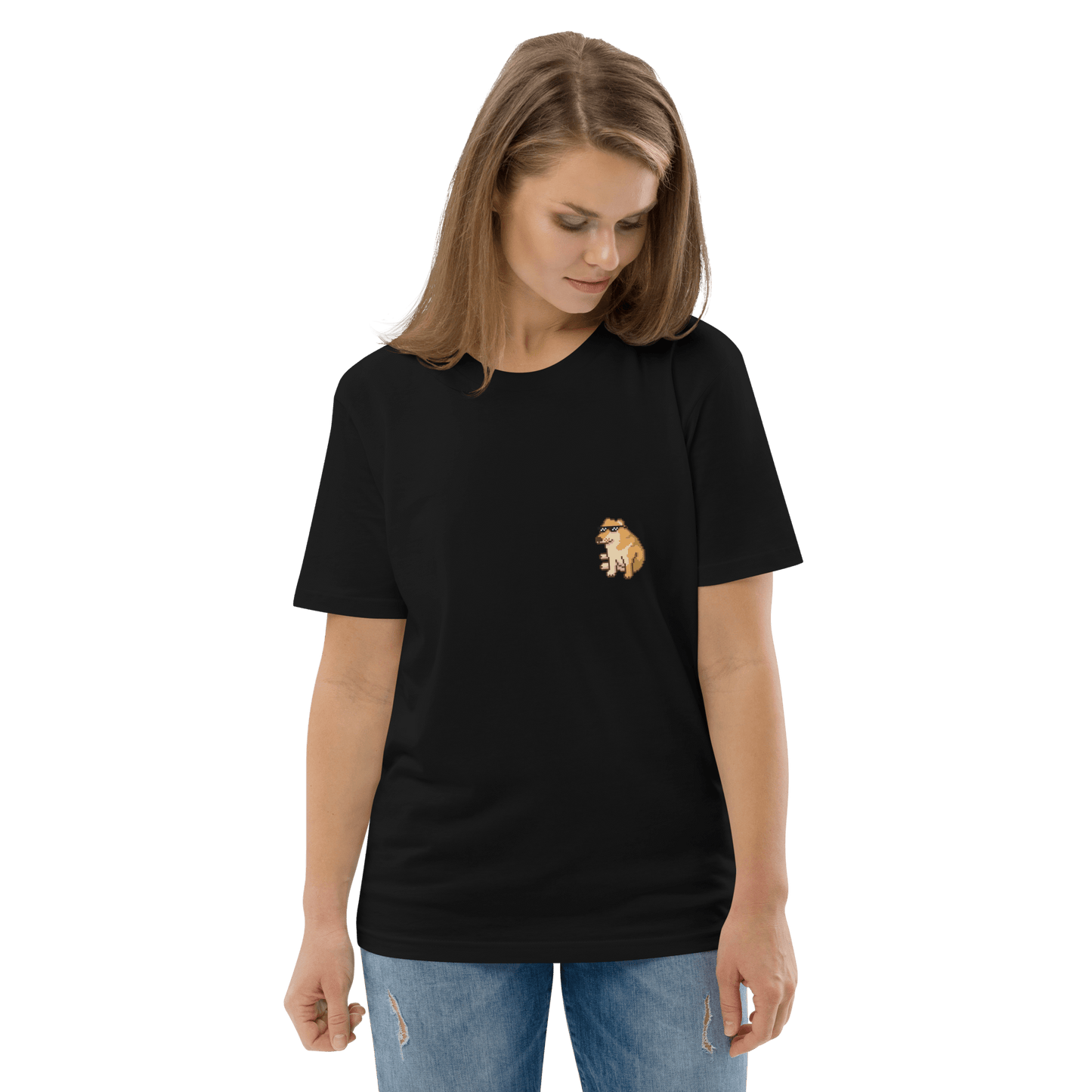 Doge Premium Organic T-Shirt Meme - Cotton Pink | Shirtposting
