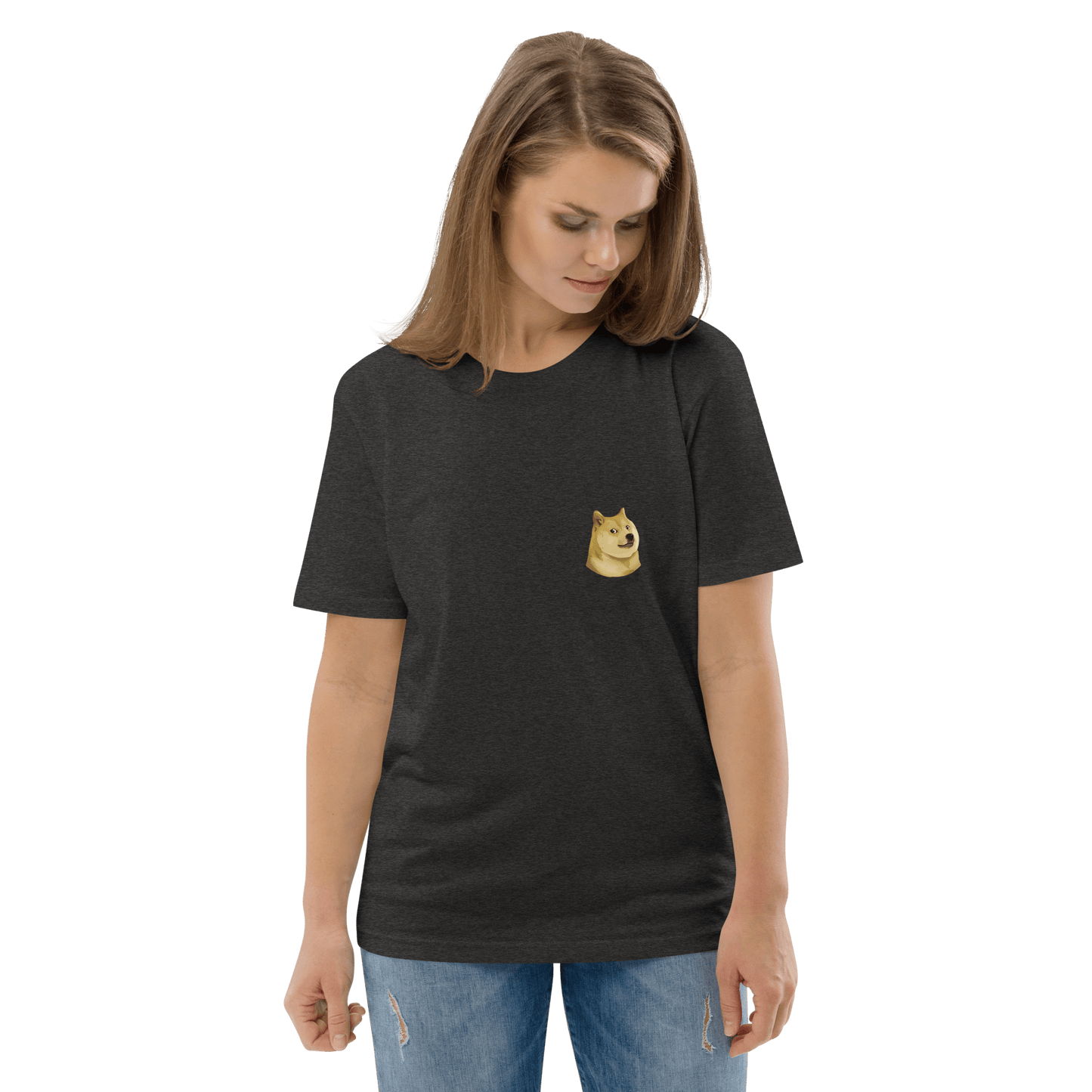 Doge Premium Organic T-Shirt Meme - Cotton Pink | Shirtposting