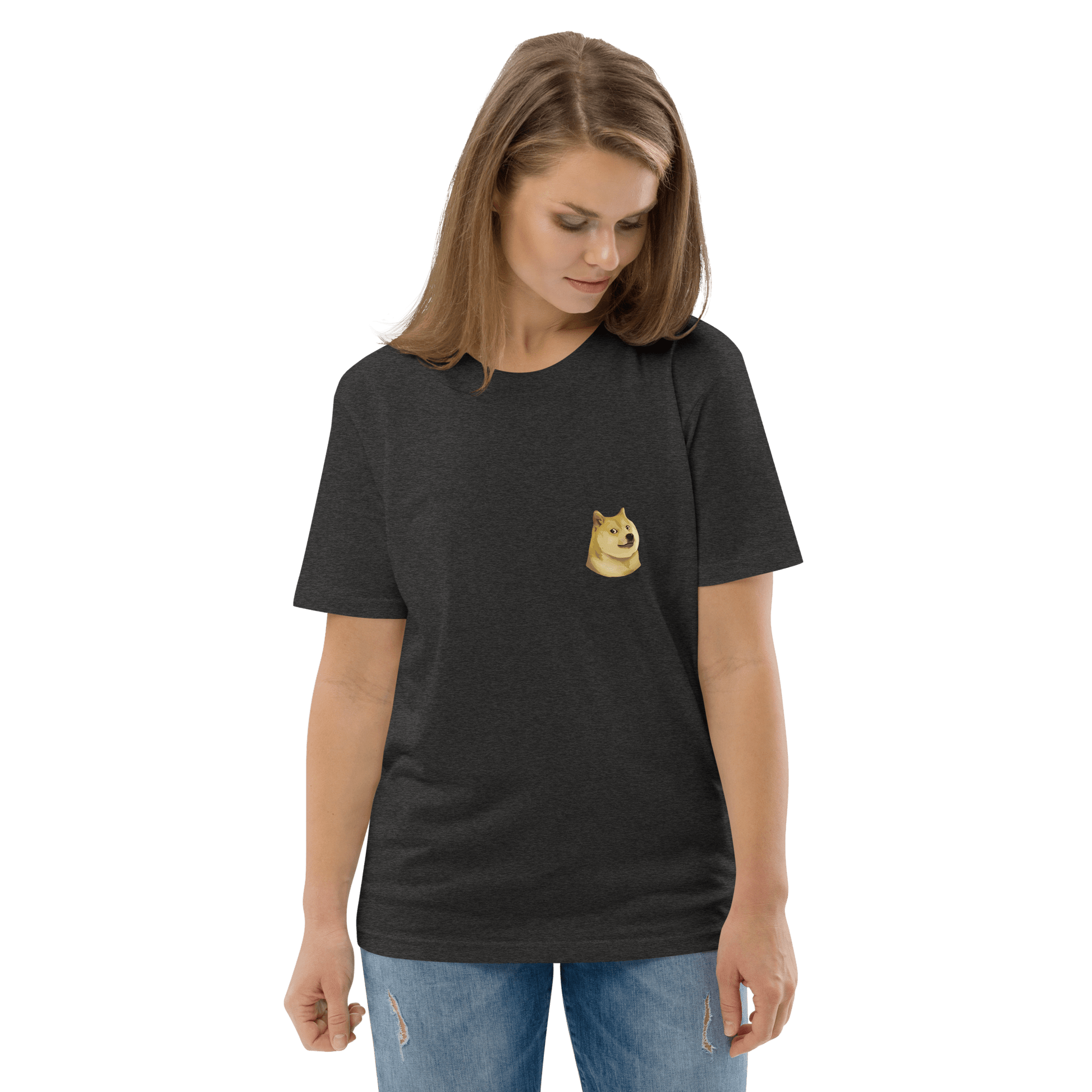 Doge Premium Organic T-Shirt Meme - Cotton Pink | Shirtposting