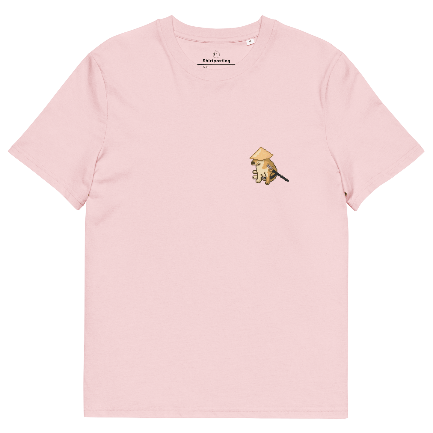 Doge Premium Organic T-Shirt Meme - Cotton Pink | Shirtposting