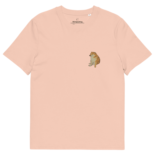Doge Premium Organic T-Shirt Meme - Fraiche Peche | Shirtposting