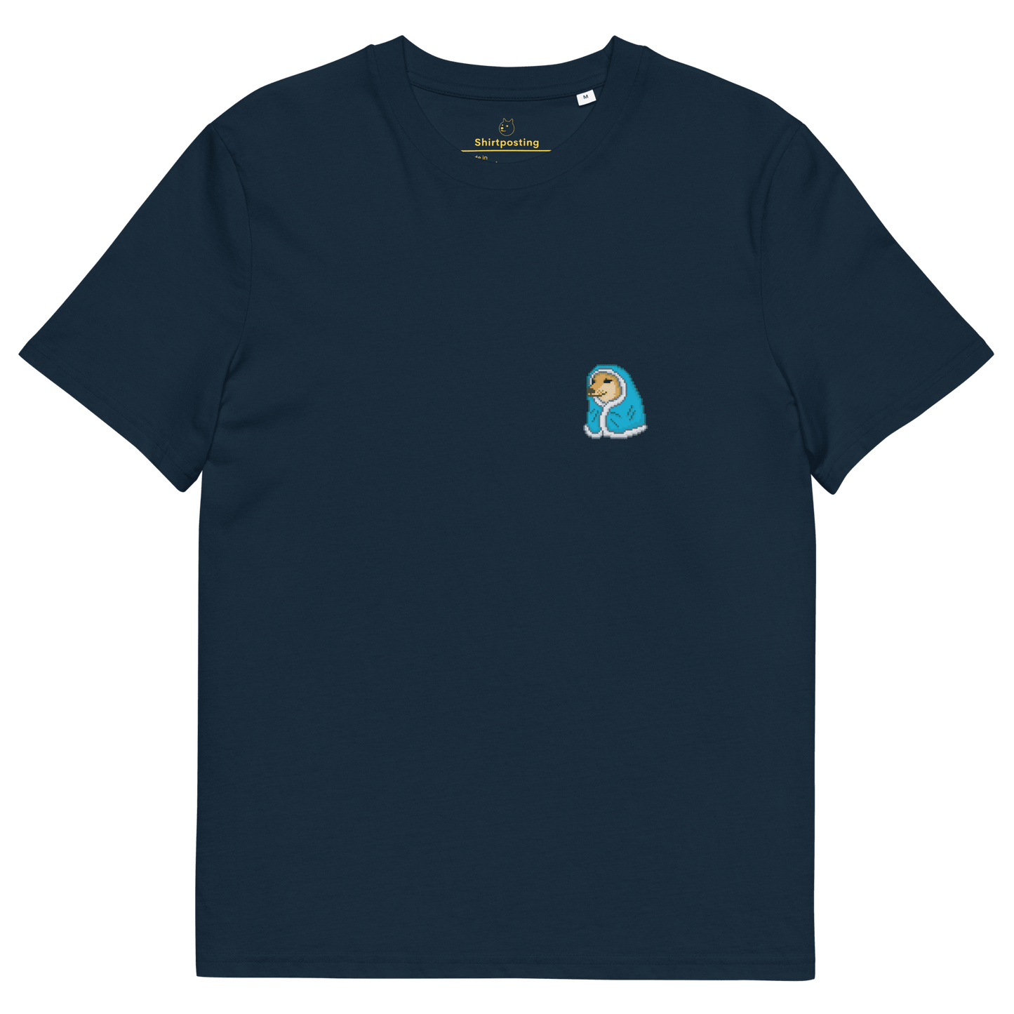 Doge Premium Organic T-Shirt Meme - French Navy | Shirtposting