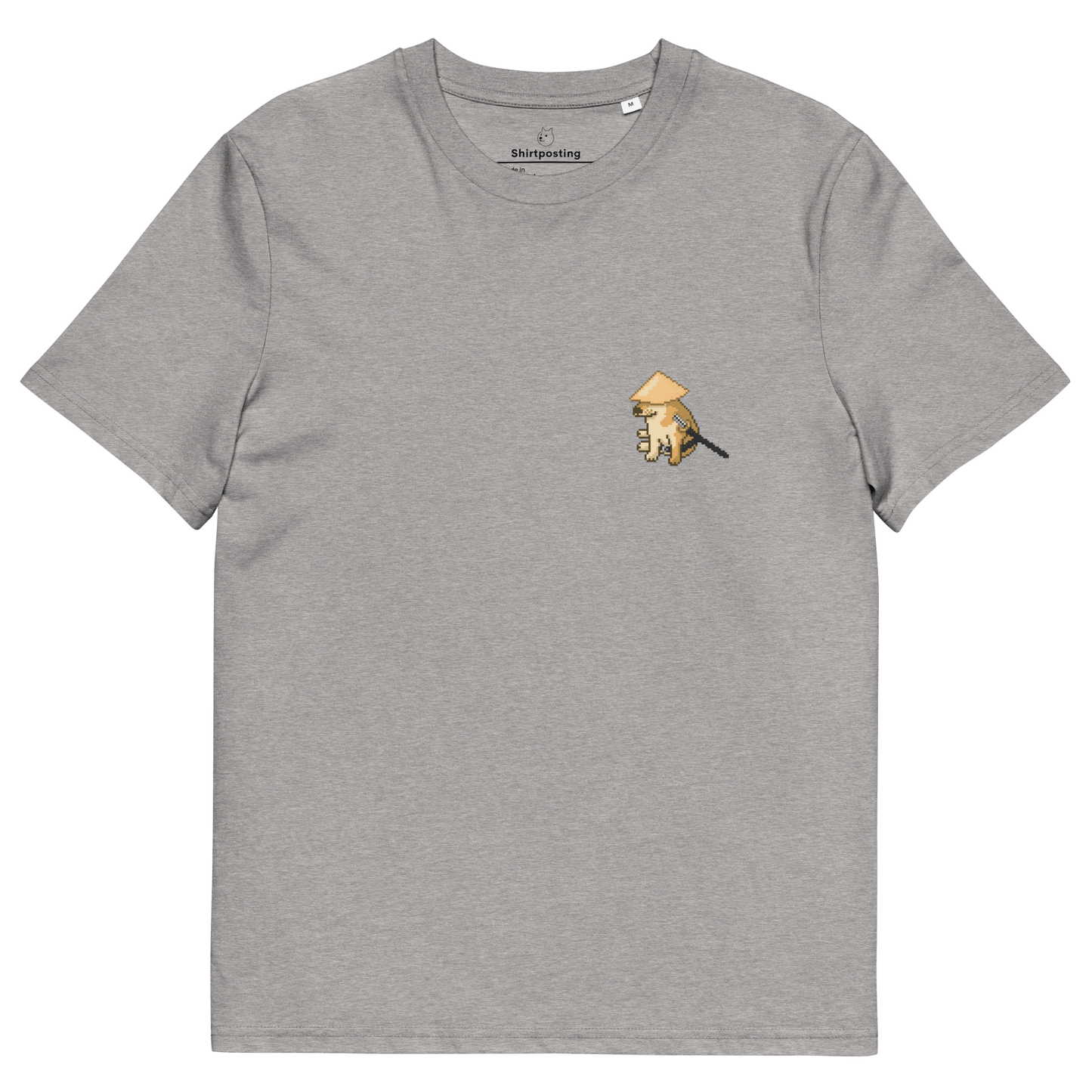 Doge Premium Organic T-Shirt Meme - Heather Grey | Shirtposting