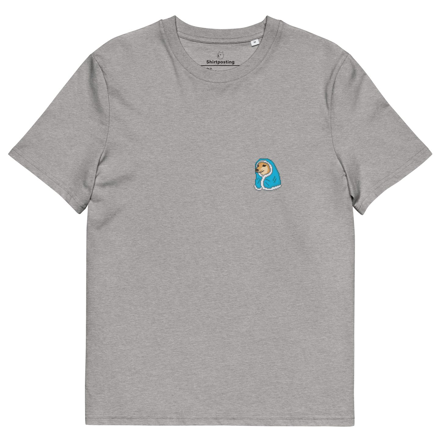 Doge Premium Organic T-Shirt Meme - Heather Grey | Shirtposting