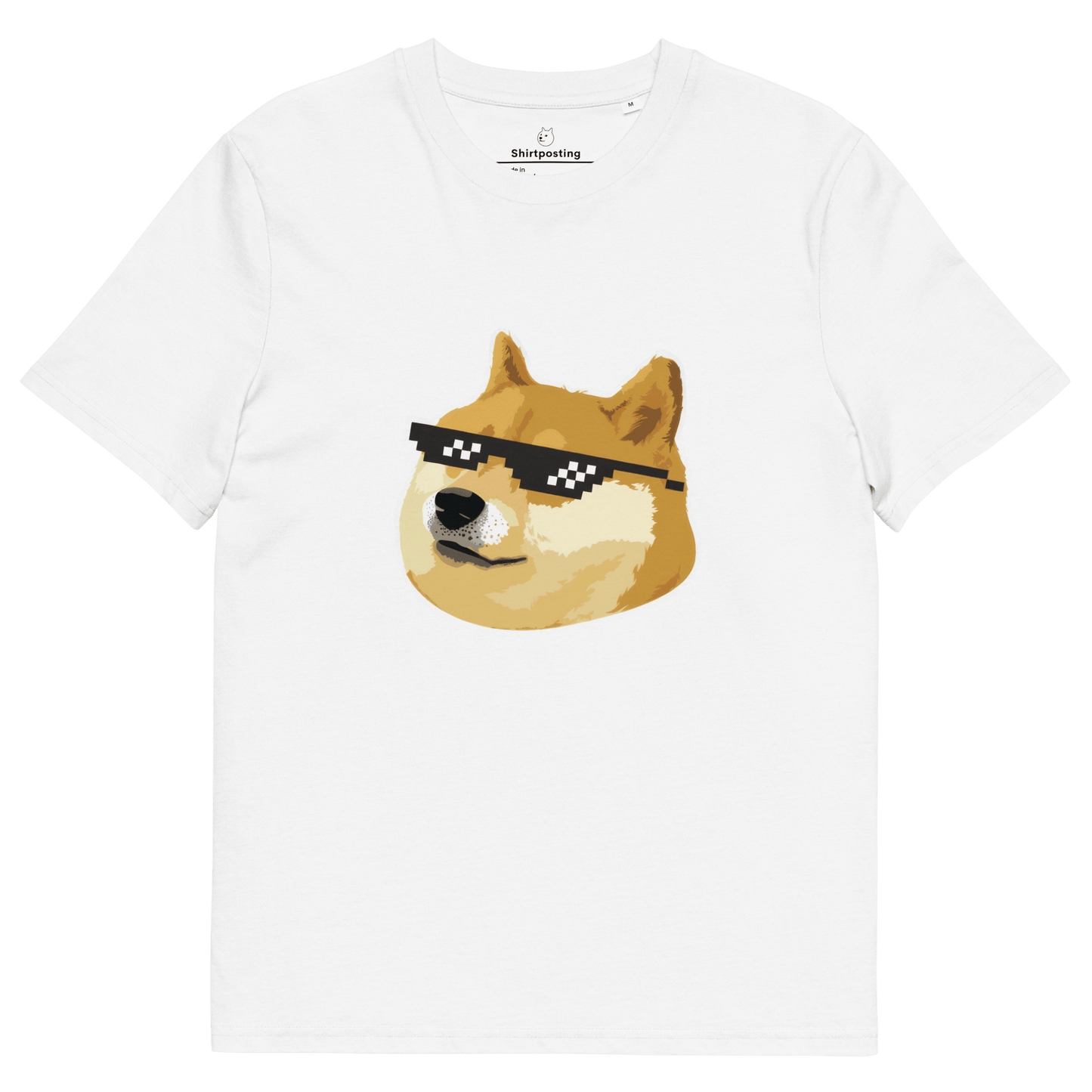 Doge Premium Organic T-Shirt Meme - White | Shirtposting