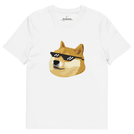 Doge Premium Organic T-Shirt Meme - White | Shirtposting