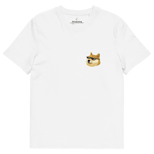 Doge Premium Organic T-Shirt Meme - White | Shirtposting