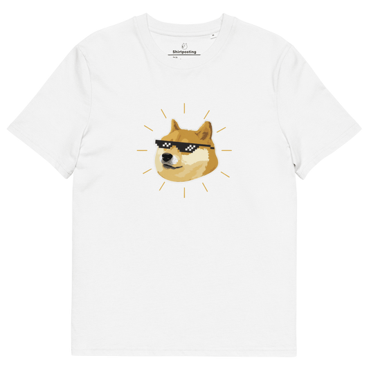 Doge Premium Organic T-Shirt Meme - White | Shirtposting