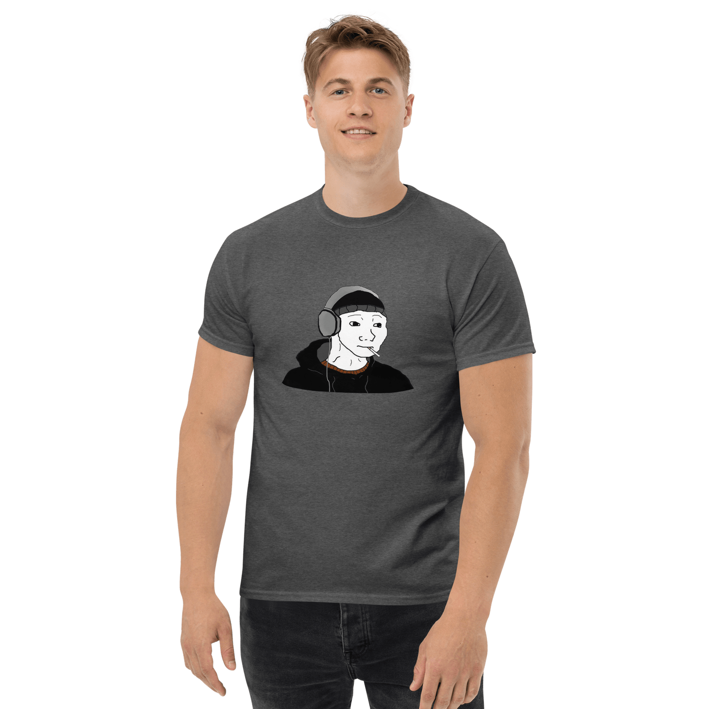 Doomer Wojak Classic T-Shirt Meme - Royal | Shirtposting