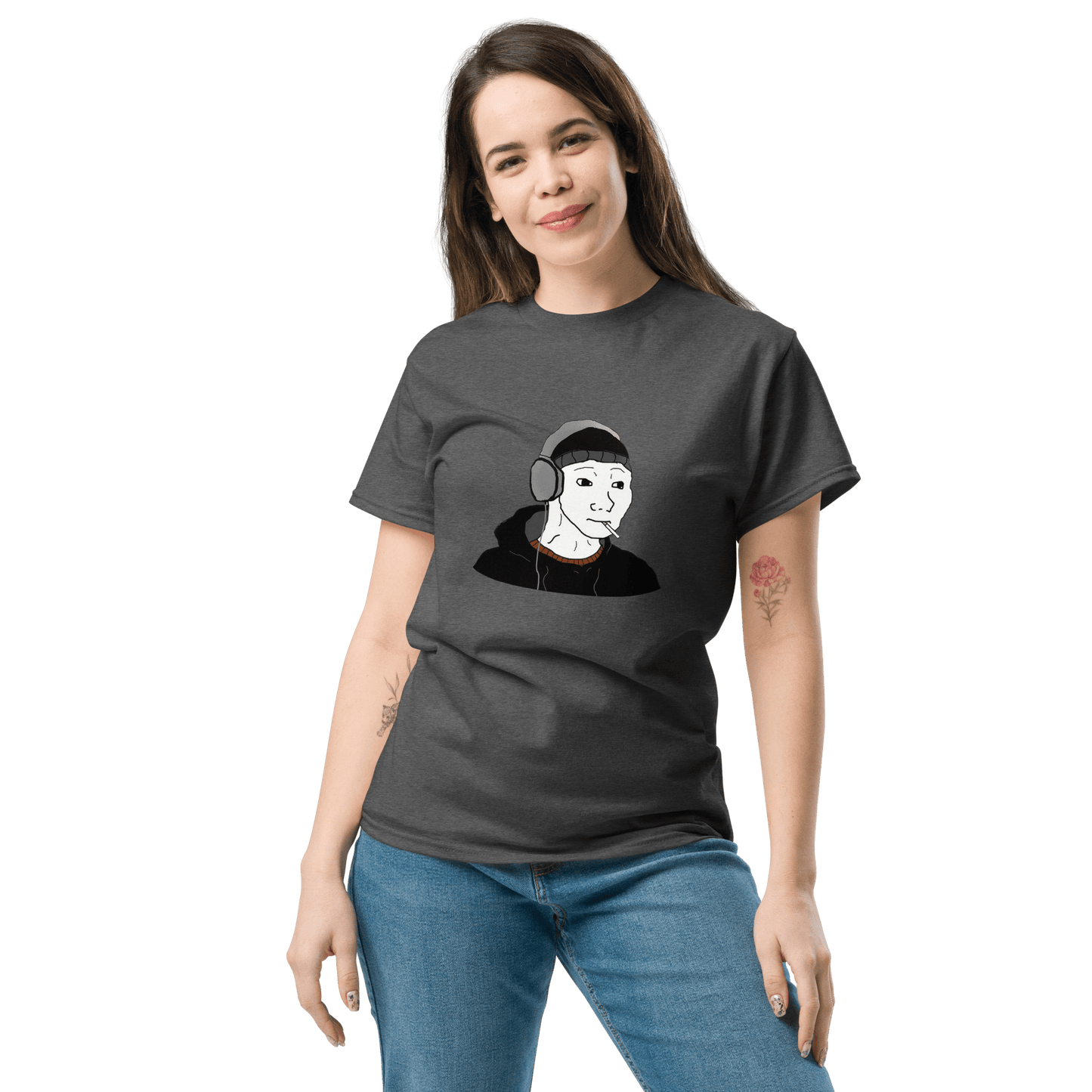 Doomer Wojak Classic T-Shirt Meme - Royal | Shirtposting