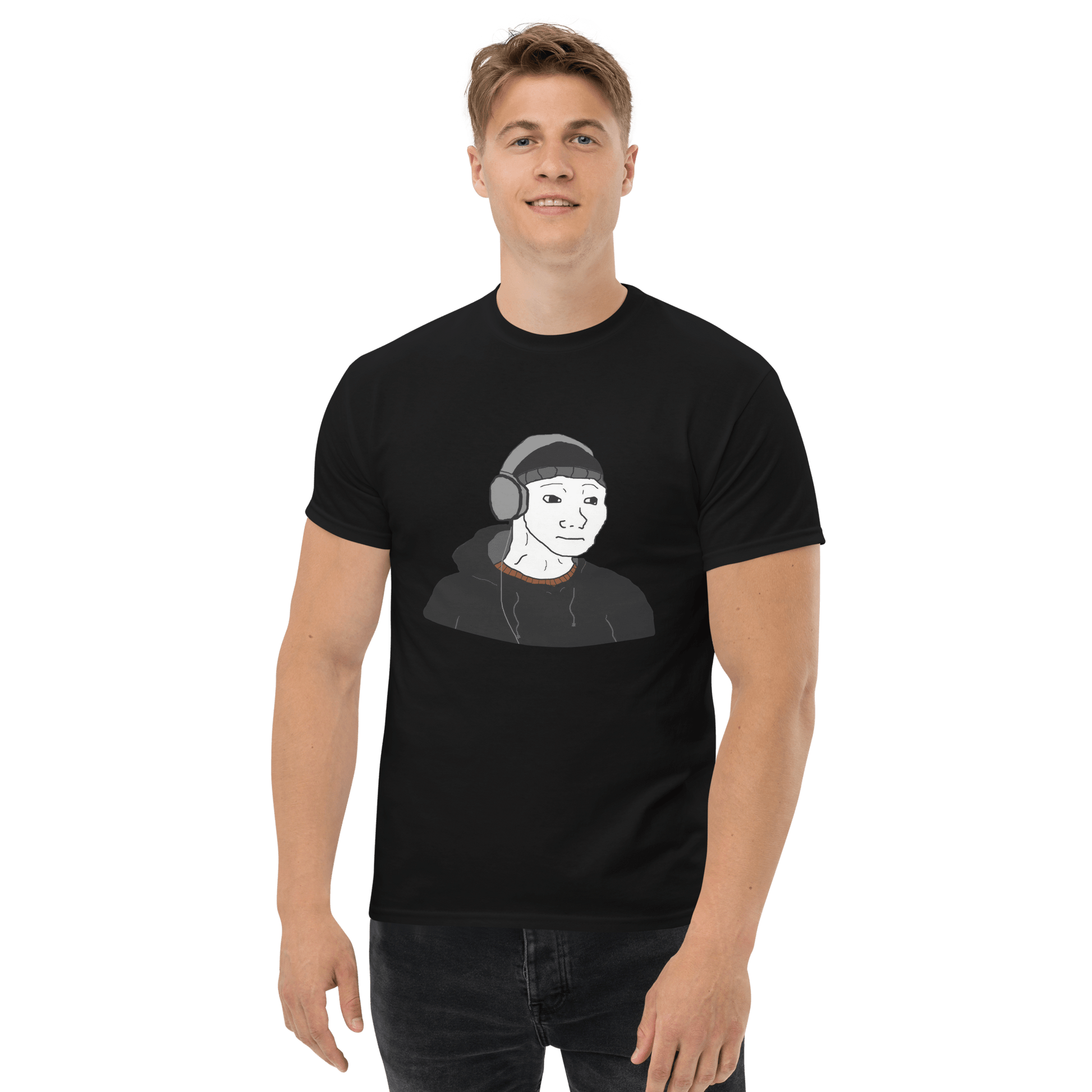 Doomer Wojak Classic T-Shirt Meme - Royal | Shirtposting