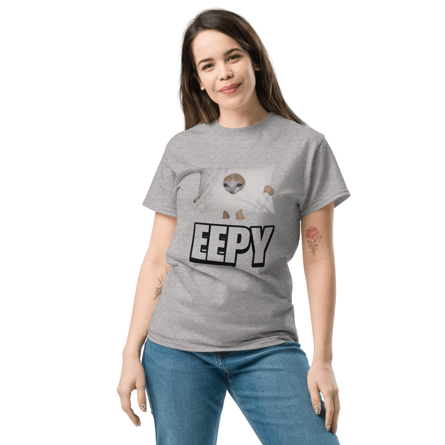 Eepy Classic T-Shirt Meme - Military Green | Shirtposting