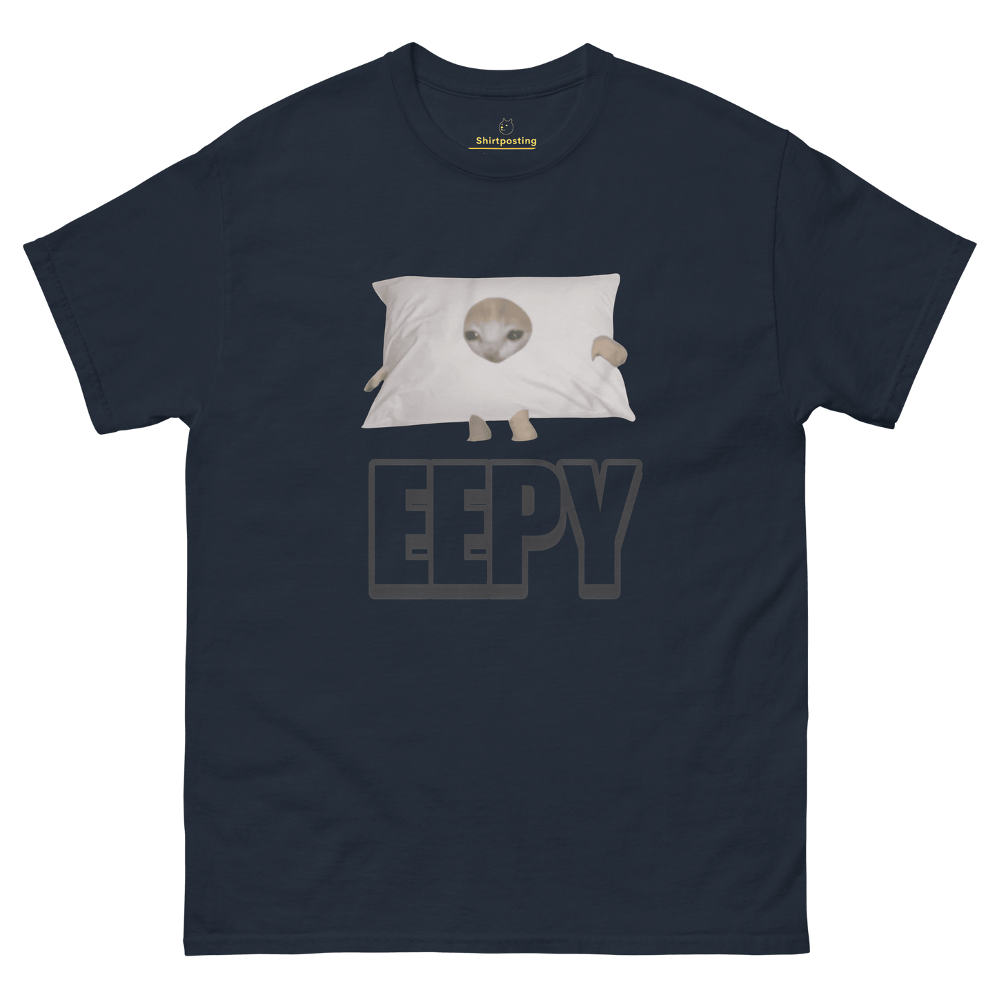 Eepy Classic T-Shirt Meme - Navy | Shirtposting