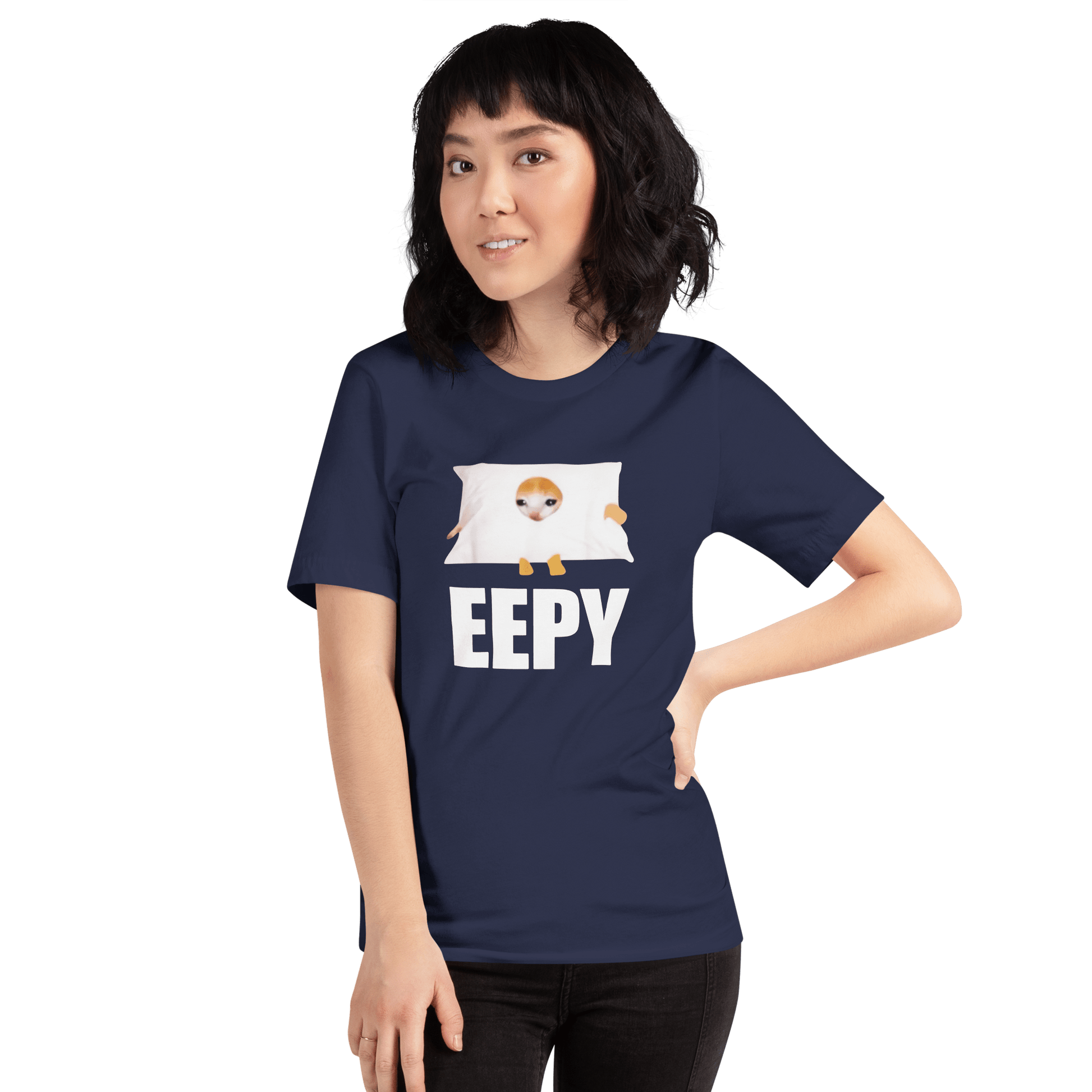 Eepy Classic T-Shirt Meme - Navy | Shirtposting