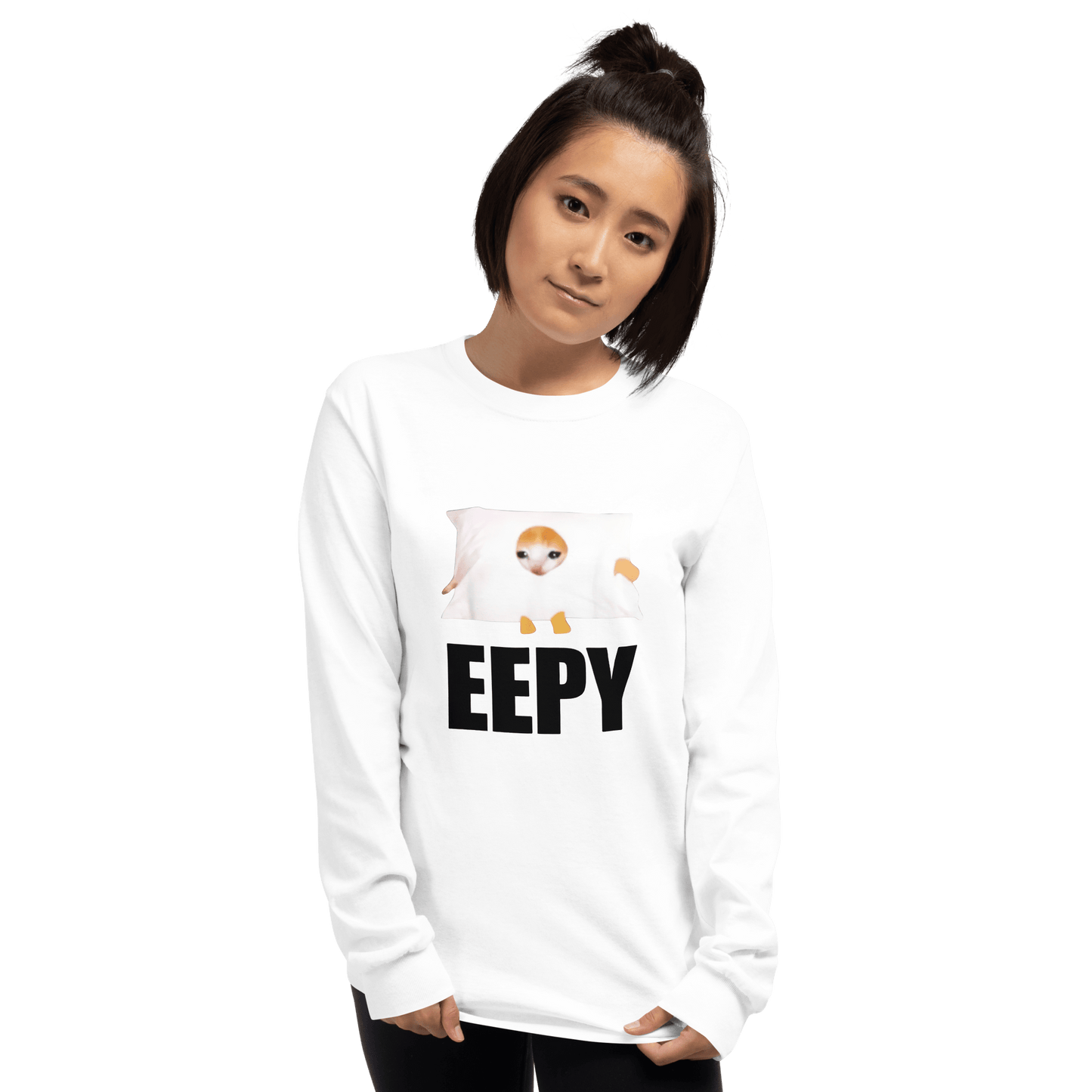 Eepy Long Sleeve T-Shirt Meme - Ash | Shirtposting