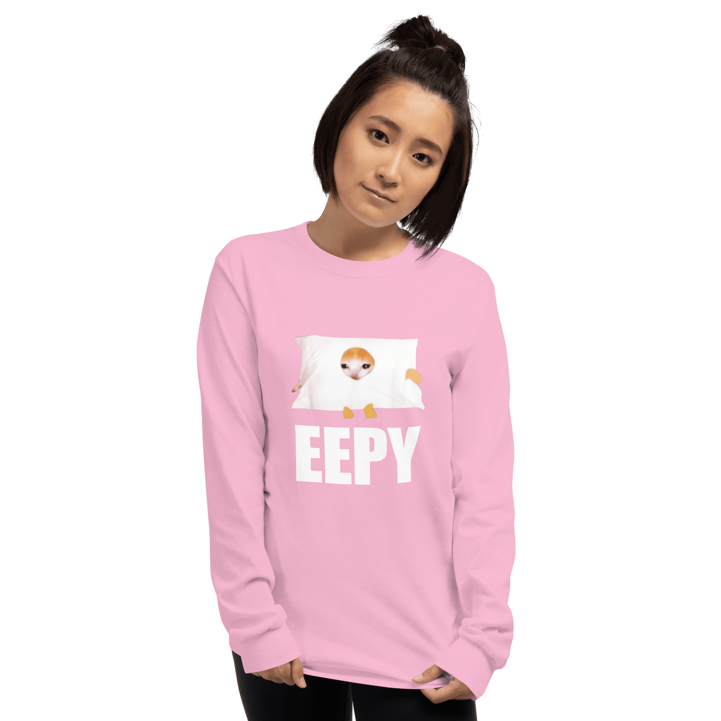 Eepy Long Sleeve T-Shirt Meme - Sand | Shirtposting