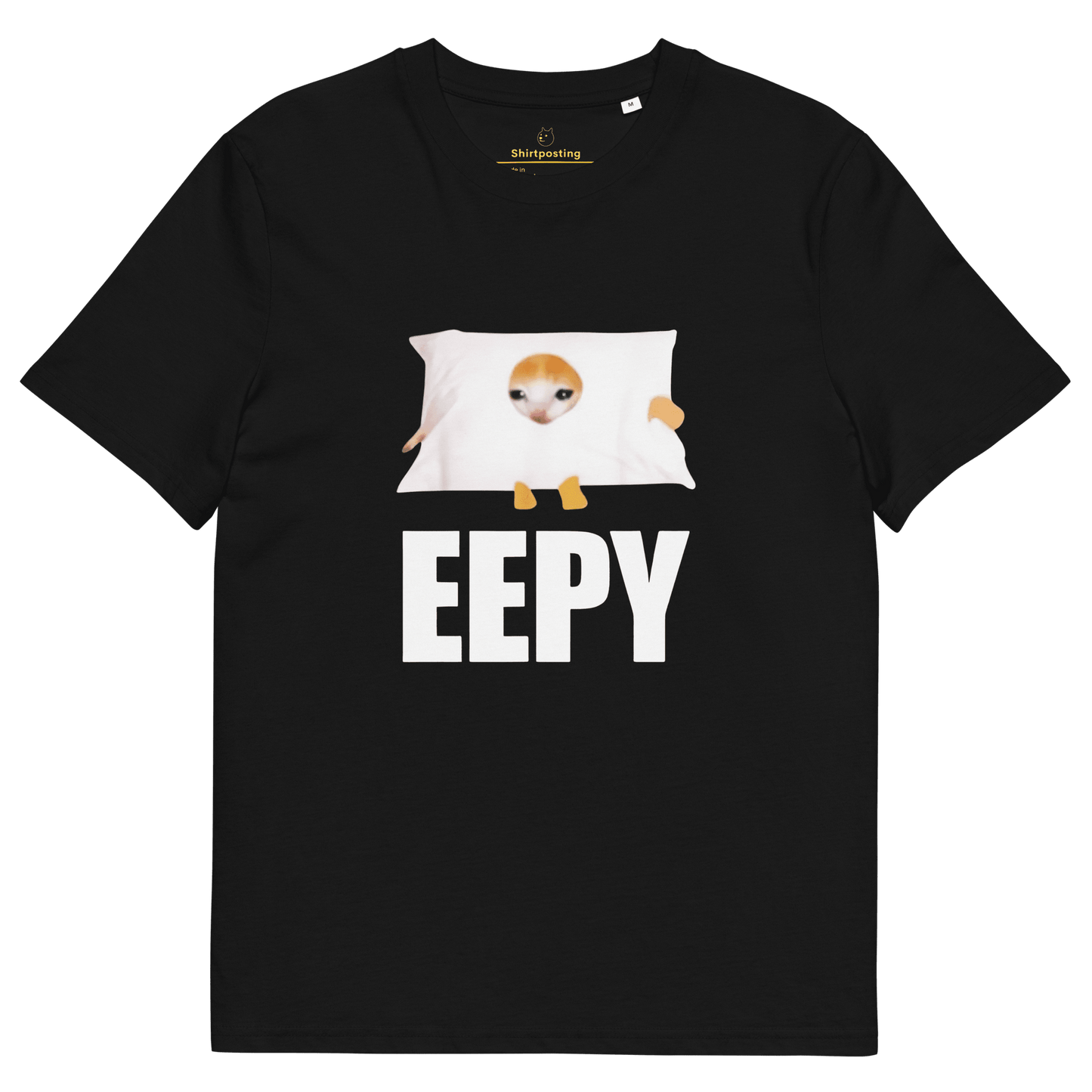 Eepy Premium Organic T-Shirt Meme - Black | Shirtposting