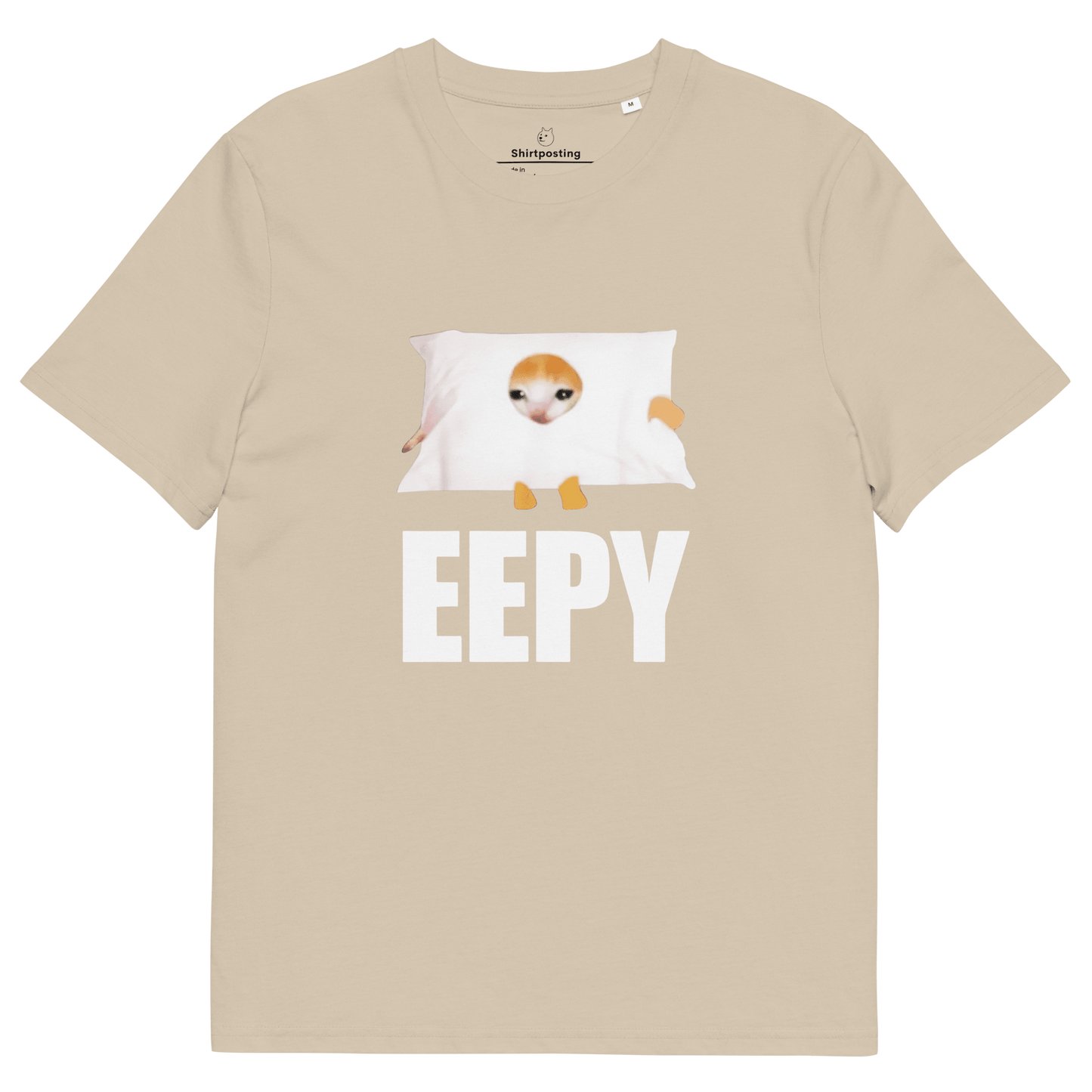 Eepy Premium Organic T-Shirt Meme - Desert Dust | Shirtposting