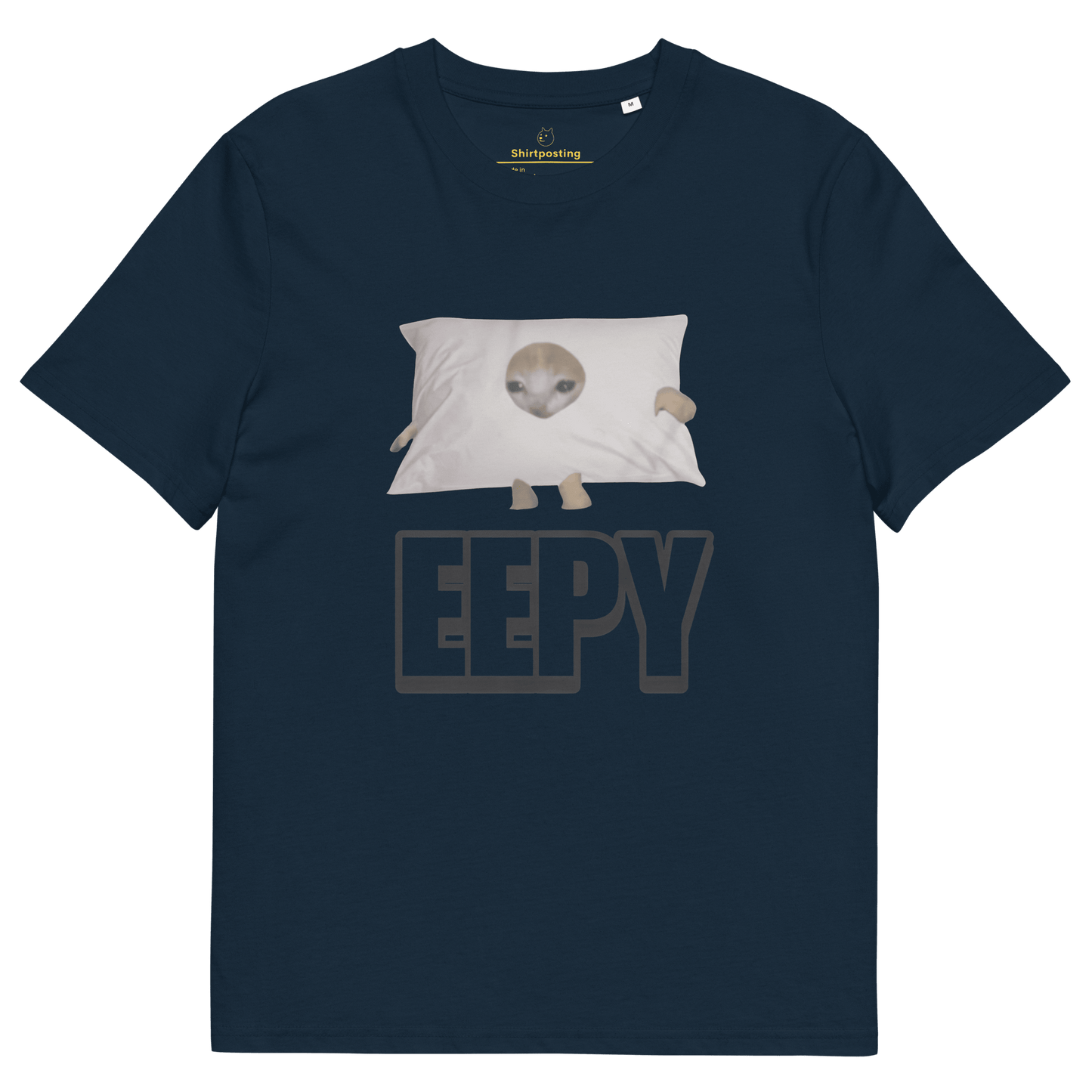 Eepy Premium Organic T-Shirt Meme - French Navy | Shirtposting