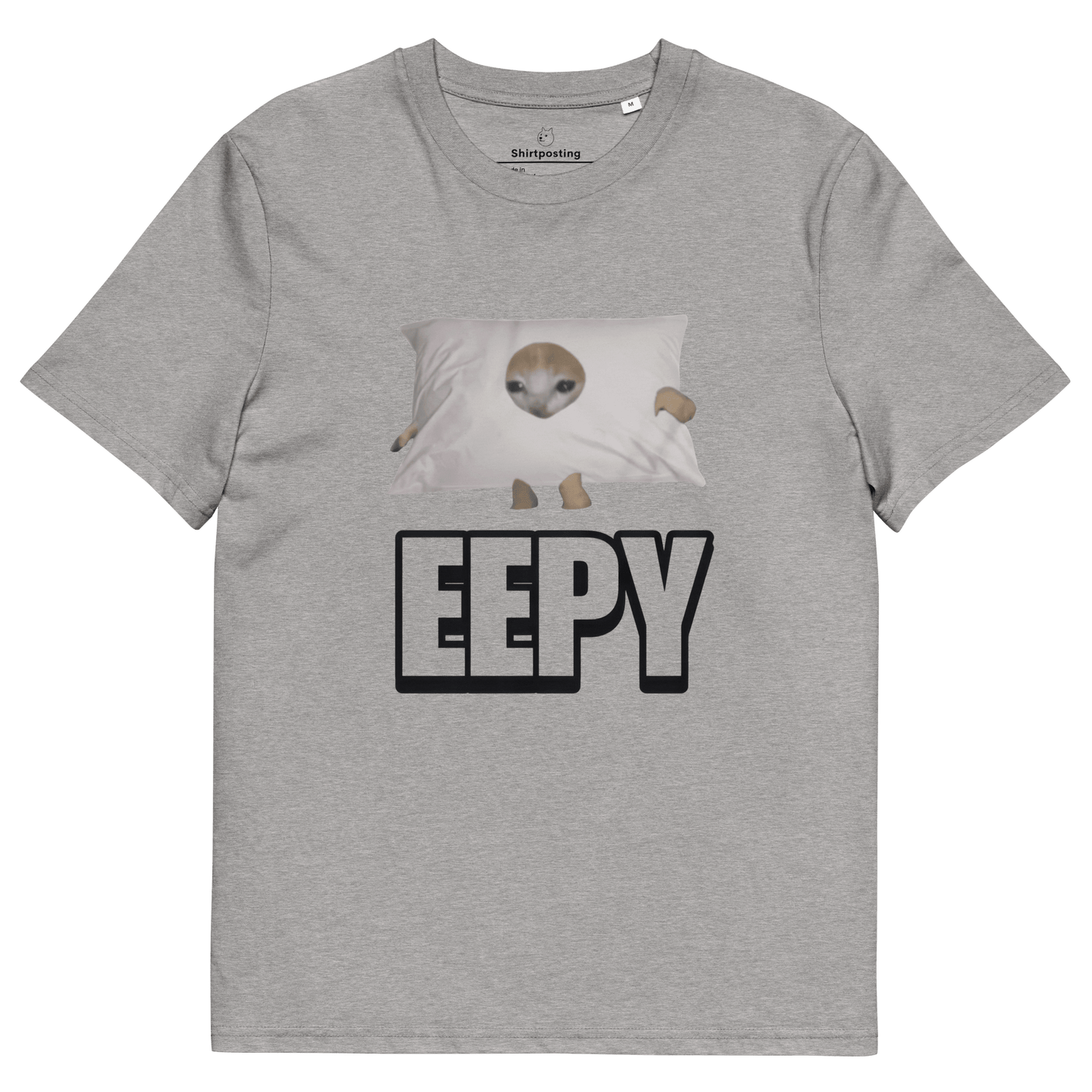 Eepy Premium Organic T-Shirt Meme - Heather Grey | Shirtposting