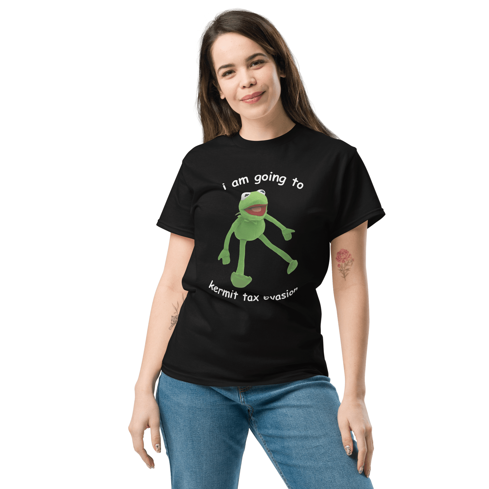 Frog Meme Classic T-Shirt Meme - Black | Shirtposting