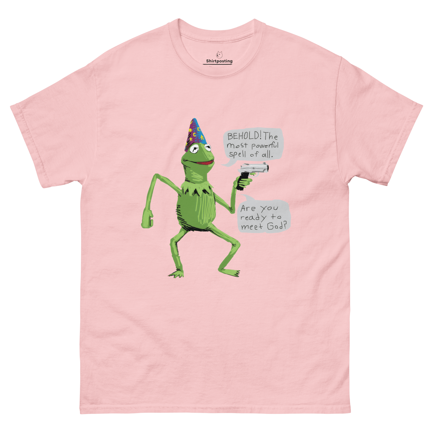 Frog Meme Classic T-Shirt Meme - Light Pink | Shirtposting