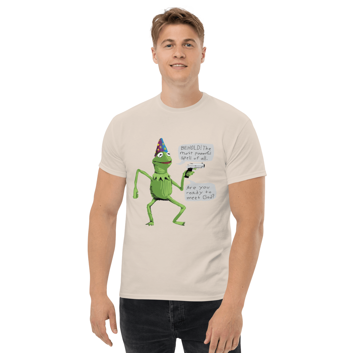 Frog Meme Classic T-Shirt Meme - Military Green | Shirtposting