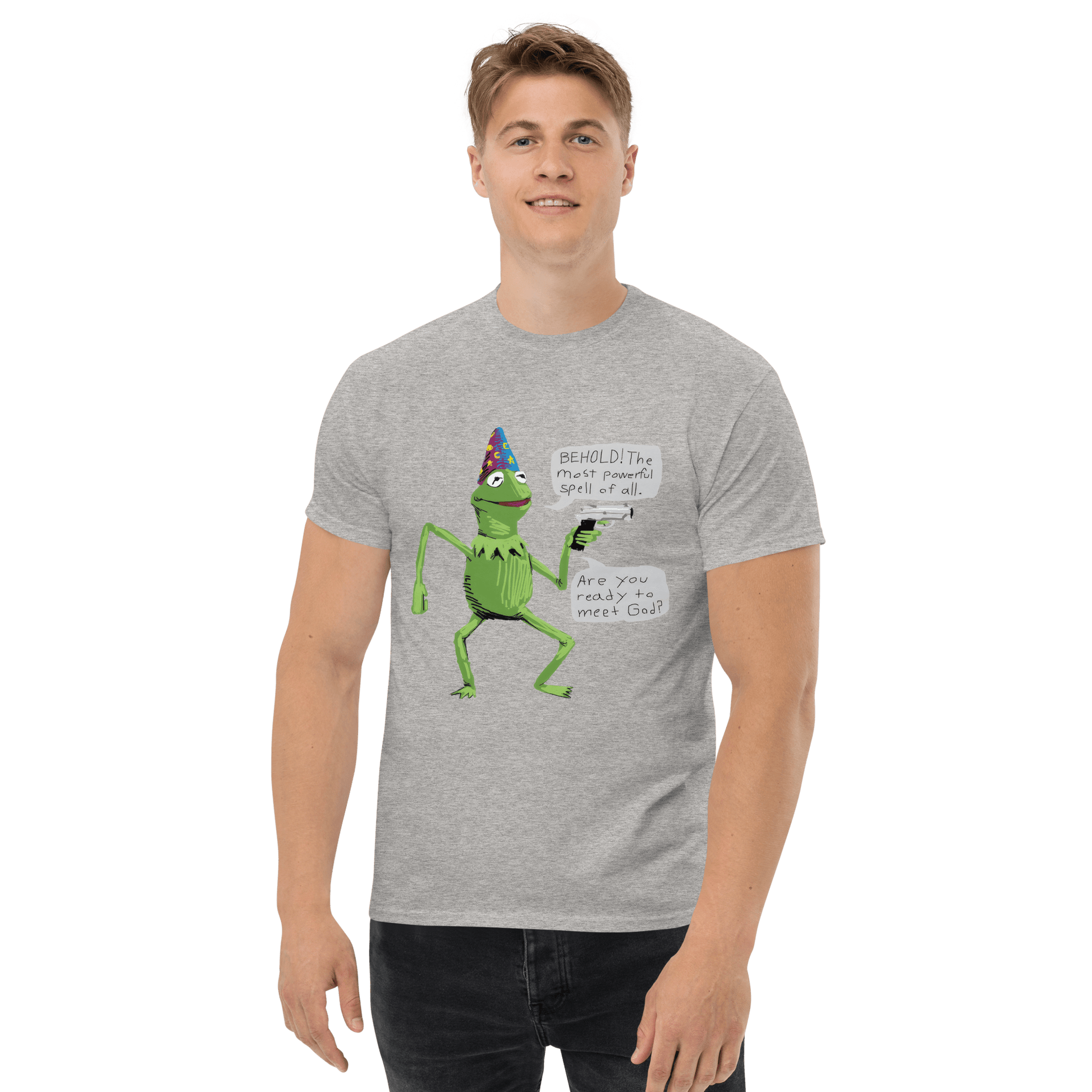 Frog Meme Classic T-Shirt Meme - Military Green | Shirtposting