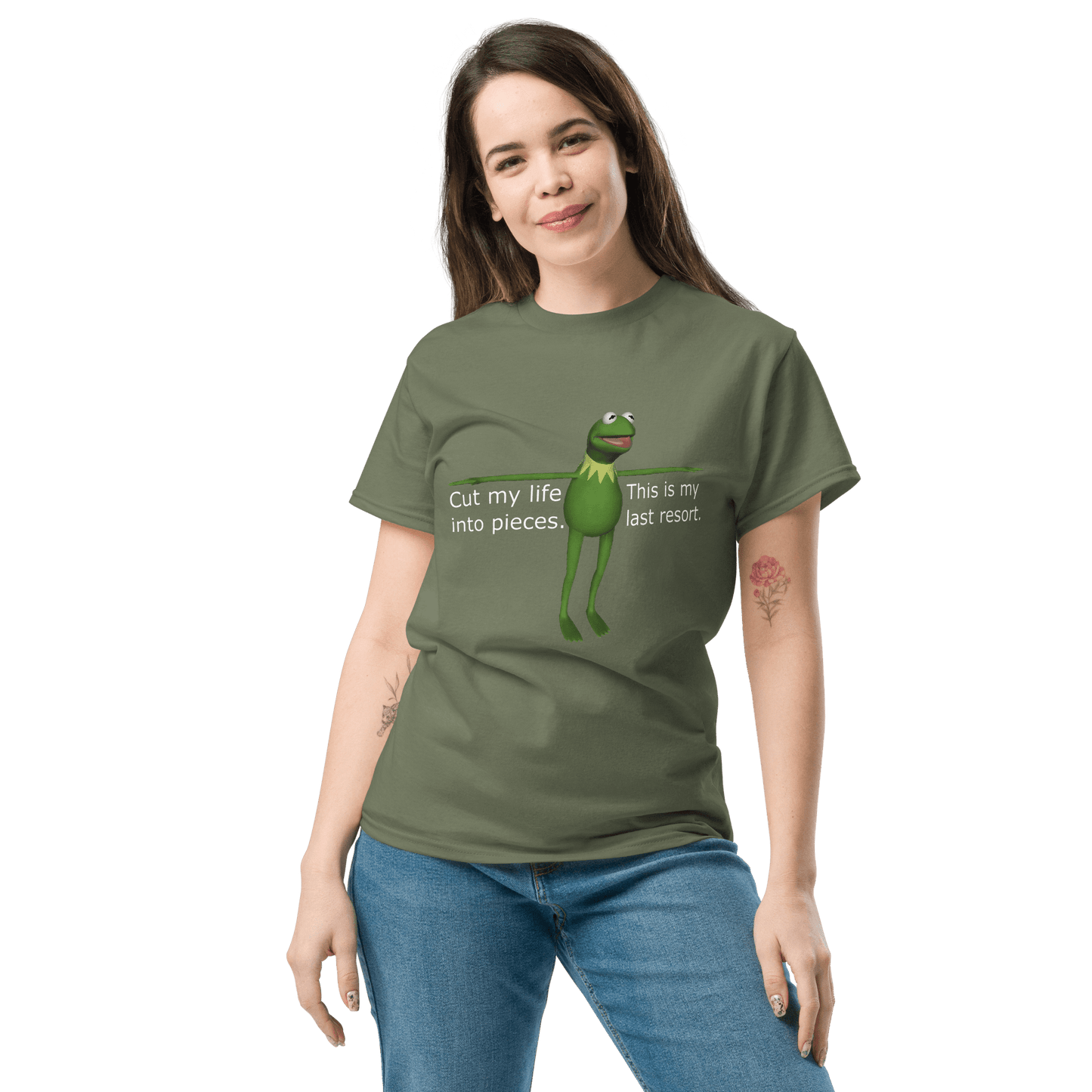 Frog Meme Classic T-Shirt Meme - Royal | Shirtposting