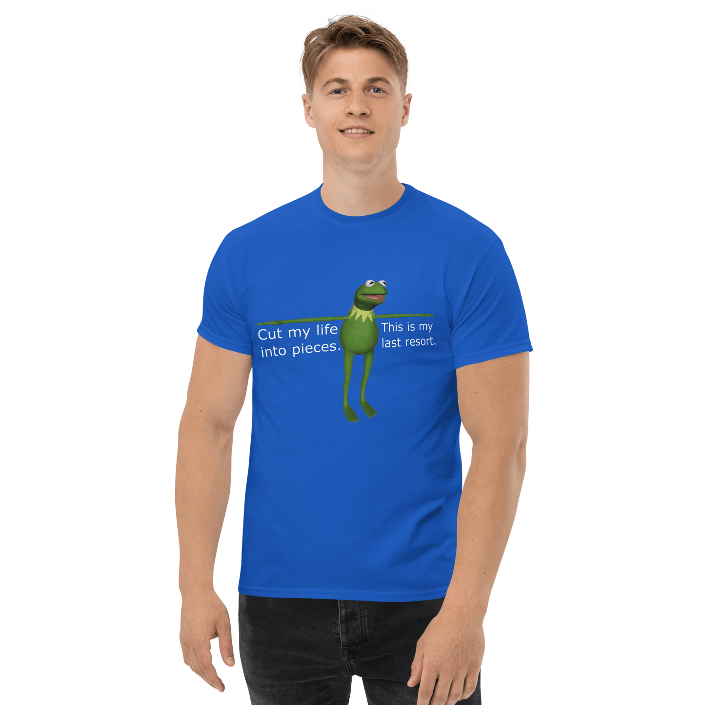 Frog Meme Classic T-Shirt Meme - Royal | Shirtposting